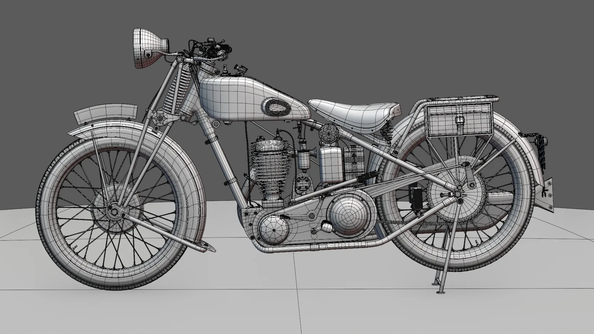 Vintage Motorcycle, Cafe Racer Ariel 550 SV 1928