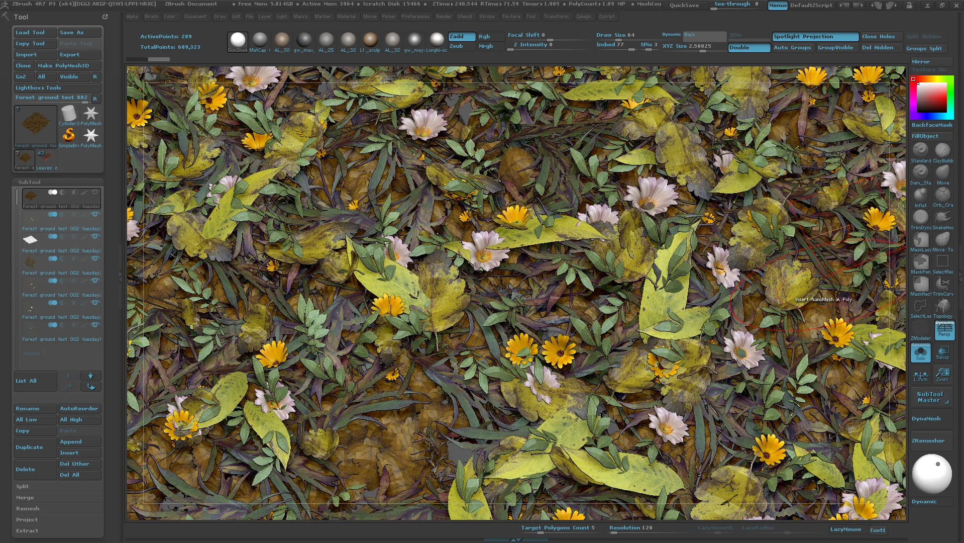 Creating Forest Grounds for Environments with ZBrush Tutorial
