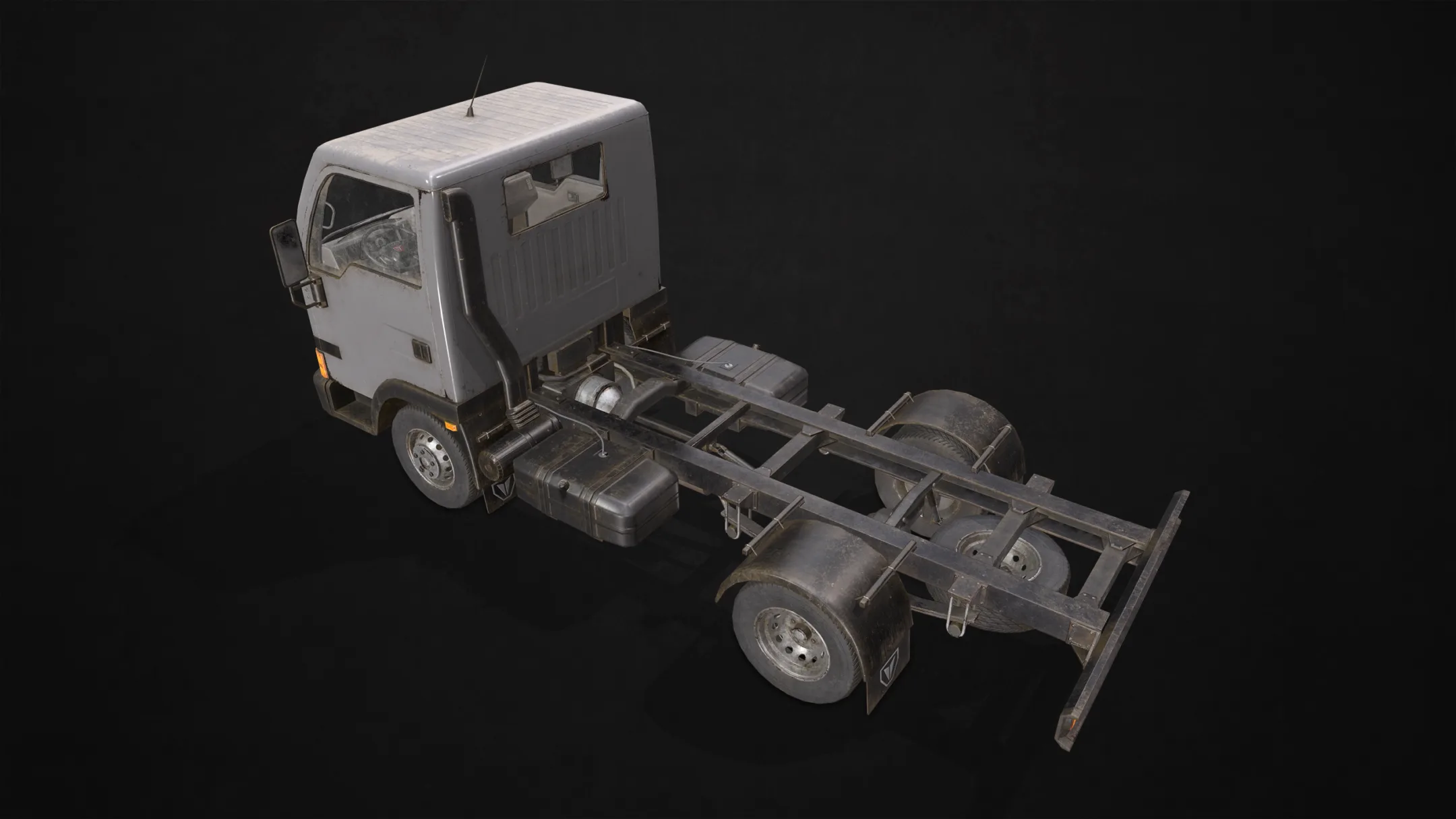 Light Truck Chassis - Low Poly