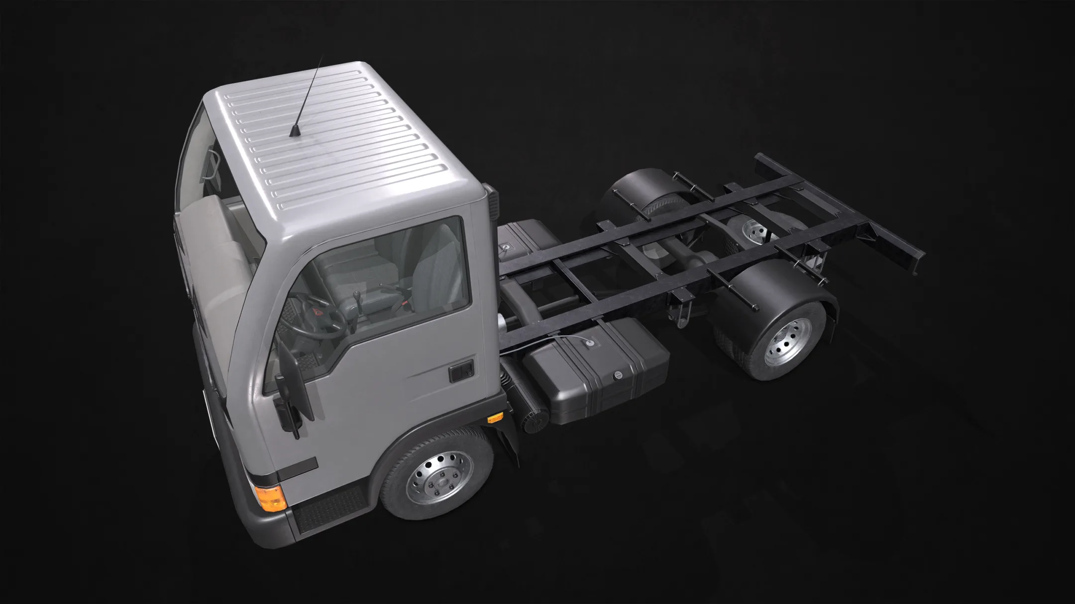 Light Truck Chassis - Low Poly