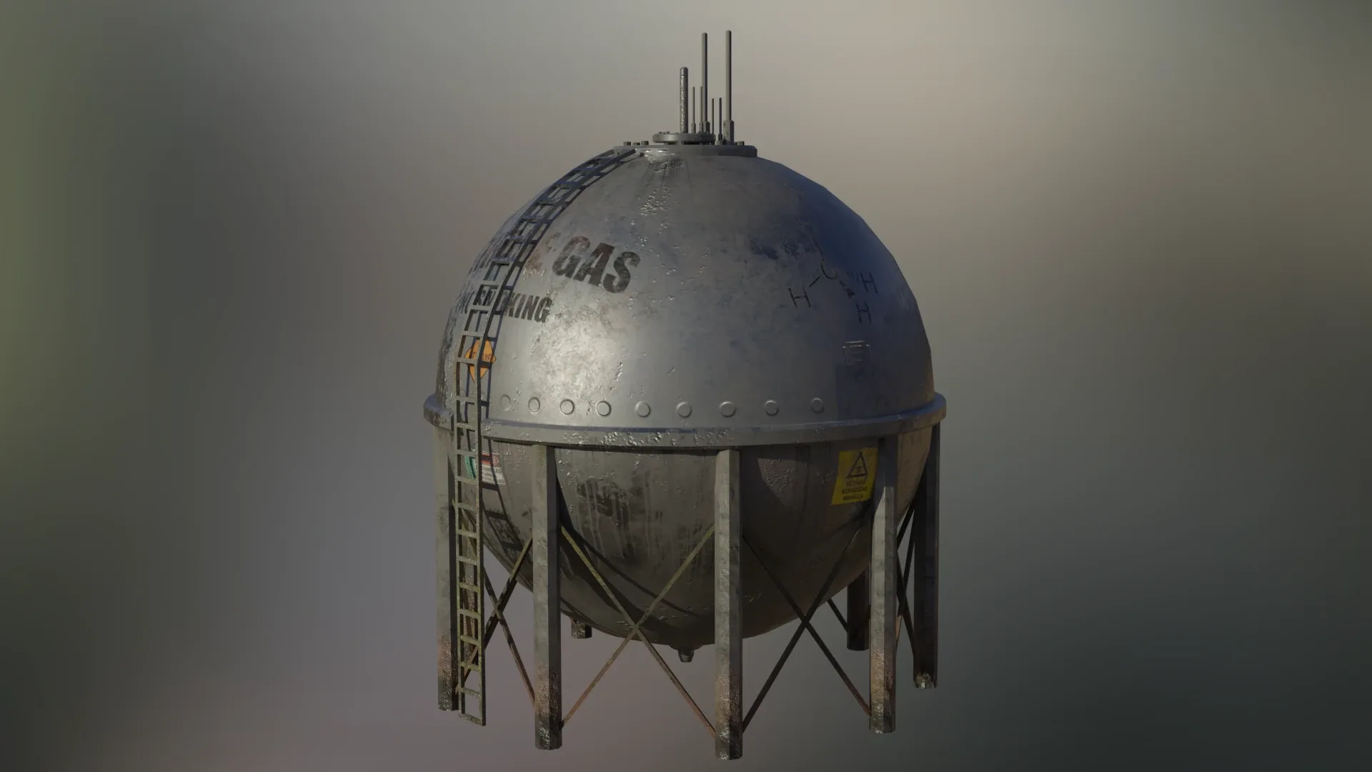 Industrial Methane Gas Spherical Storage Tank