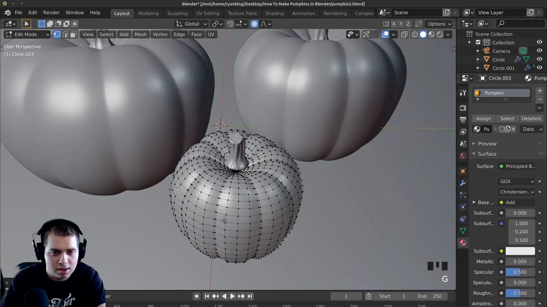 How to make Pumpkins in Blender (Tutorial)