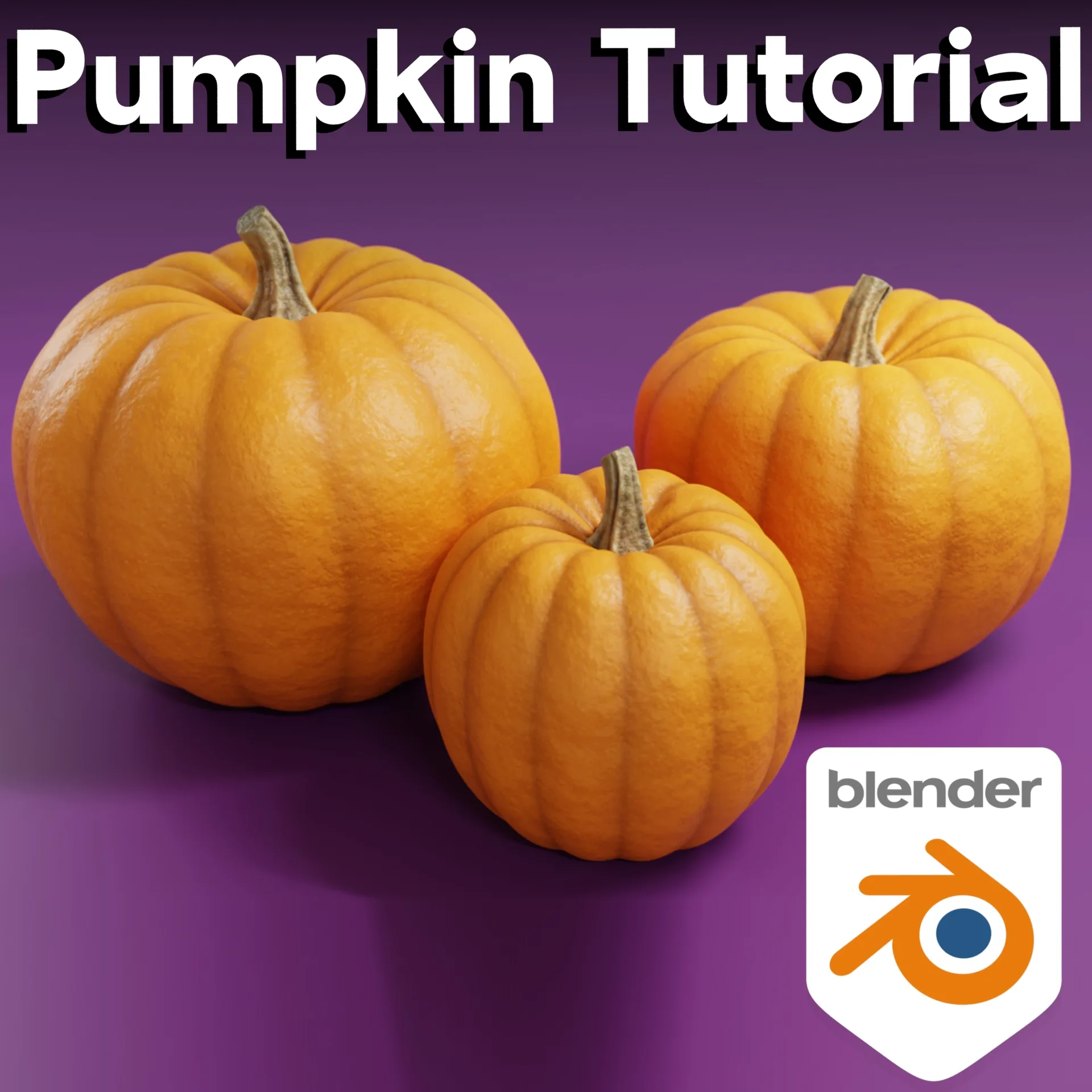 How to make Pumpkins in Blender (Tutorial)