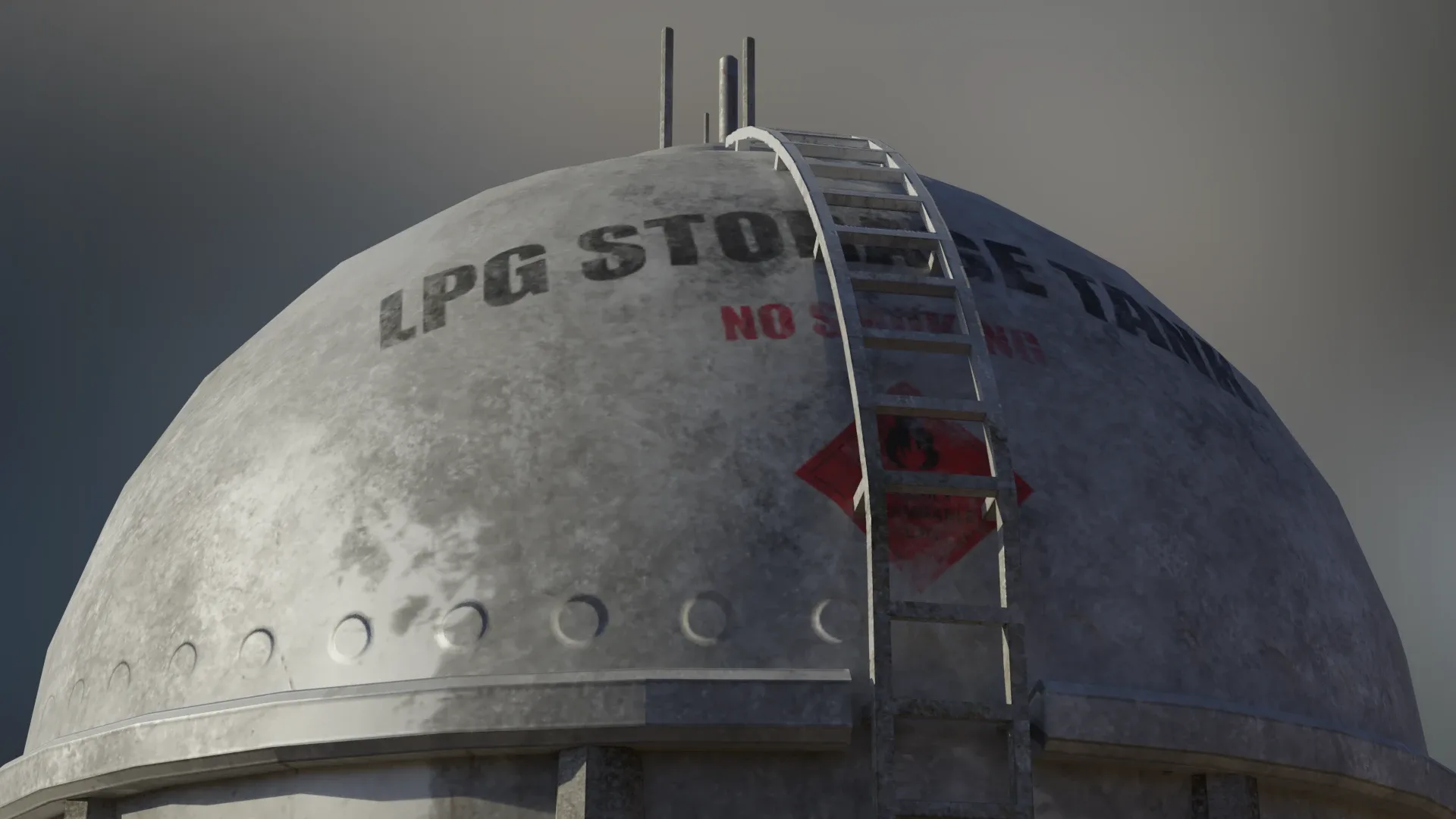 Industrial Liquid Petroleum Gas Spherical Storage Tank