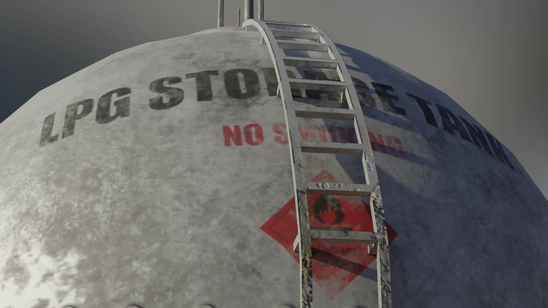 Industrial Liquid Petroleum Gas Spherical Storage Tank