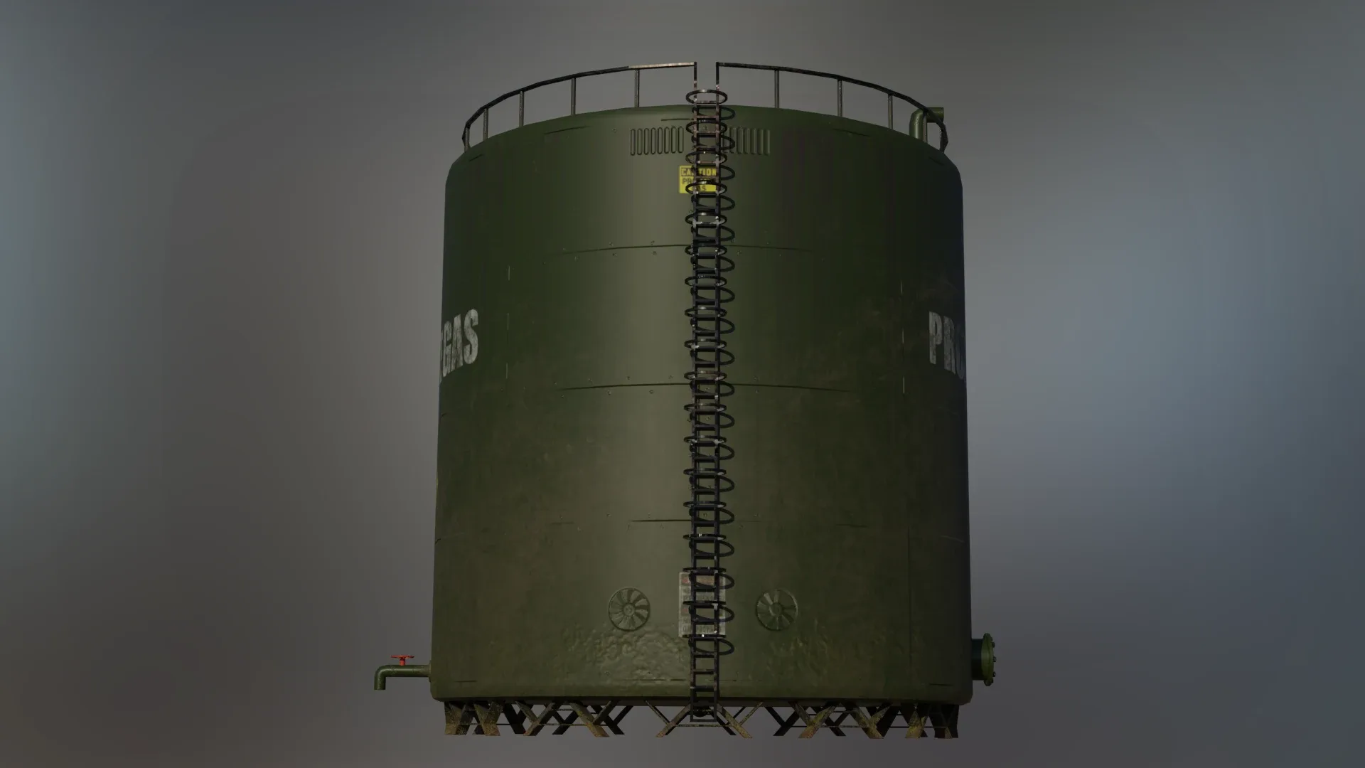 Large Industrial Propane Gas Storage Tank