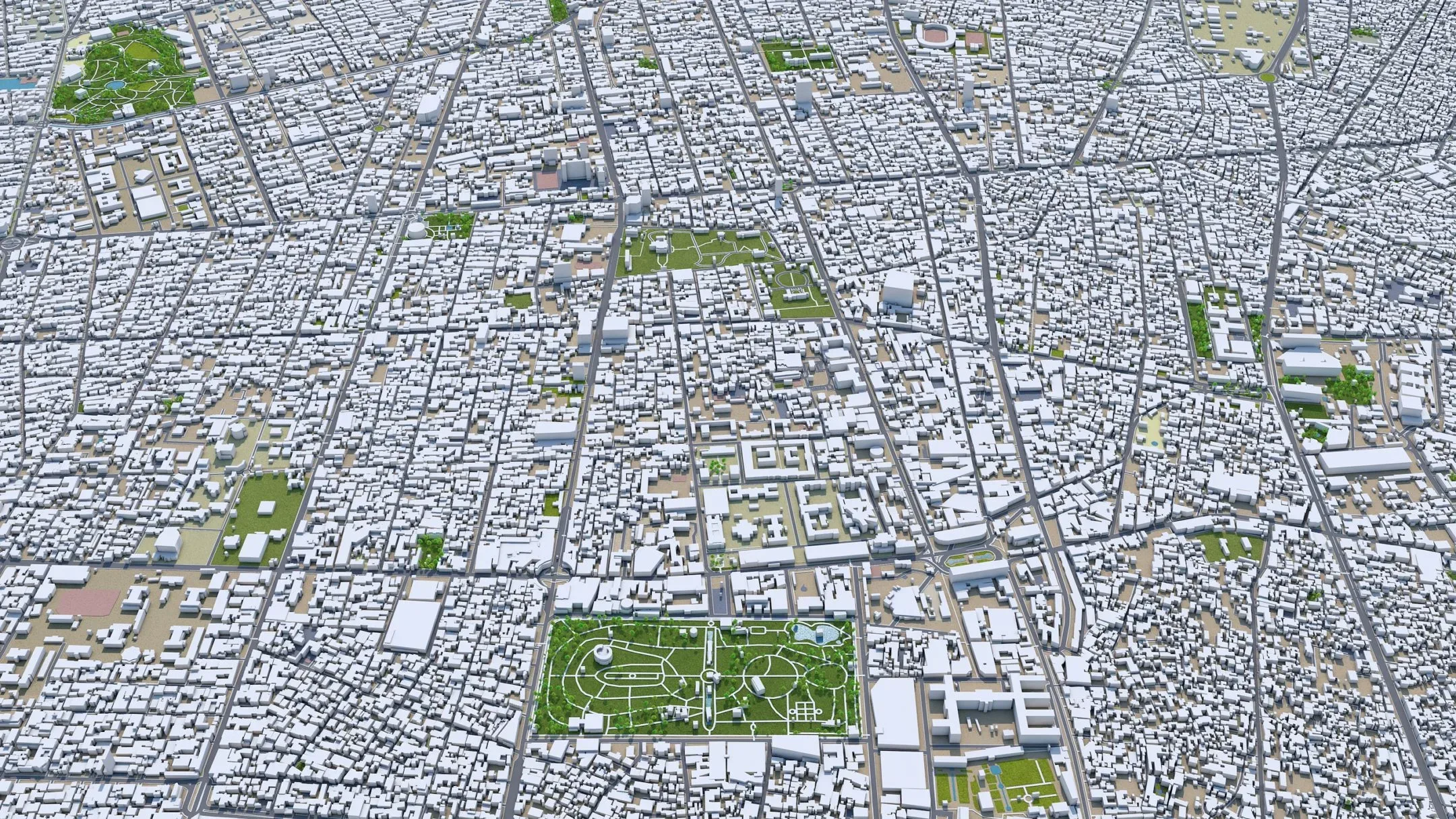 Tehran City Iran 3D Model 60km