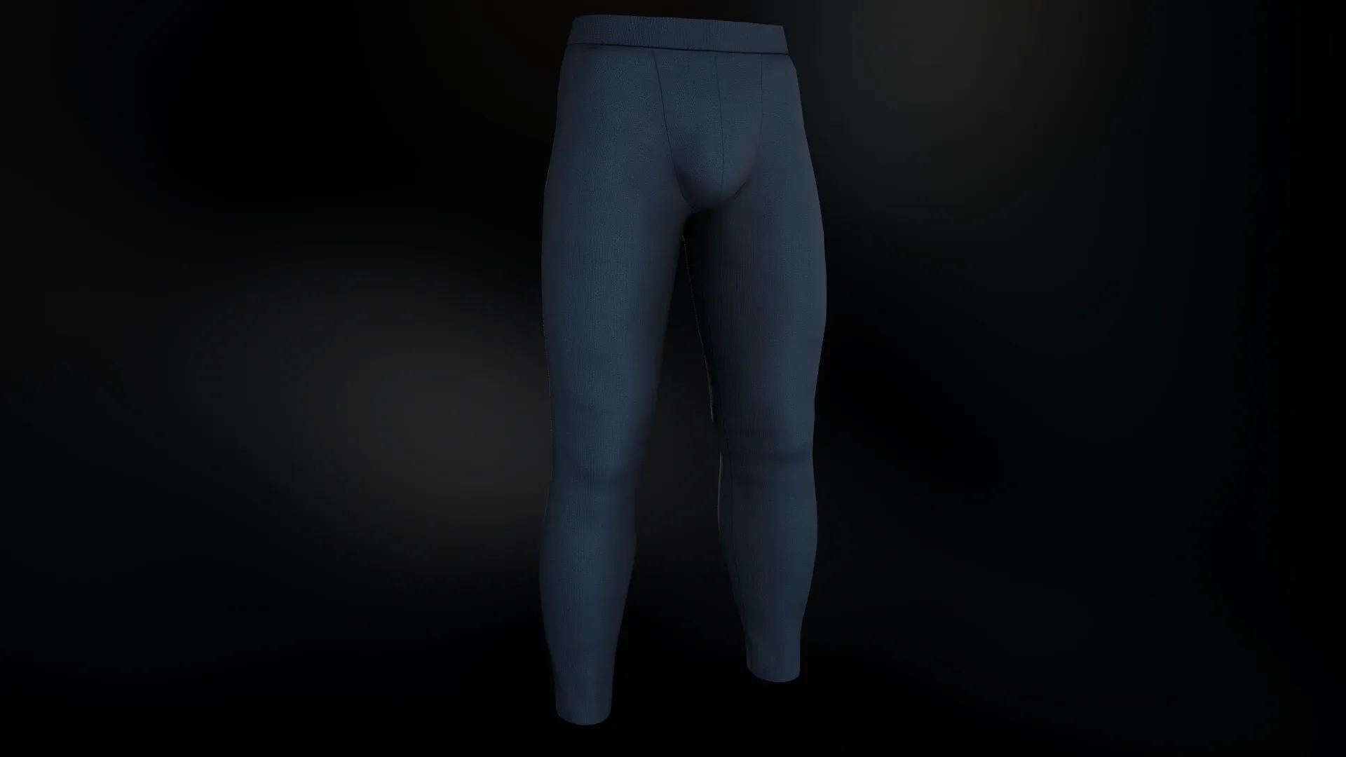 Blue Skinny Medieval Pants