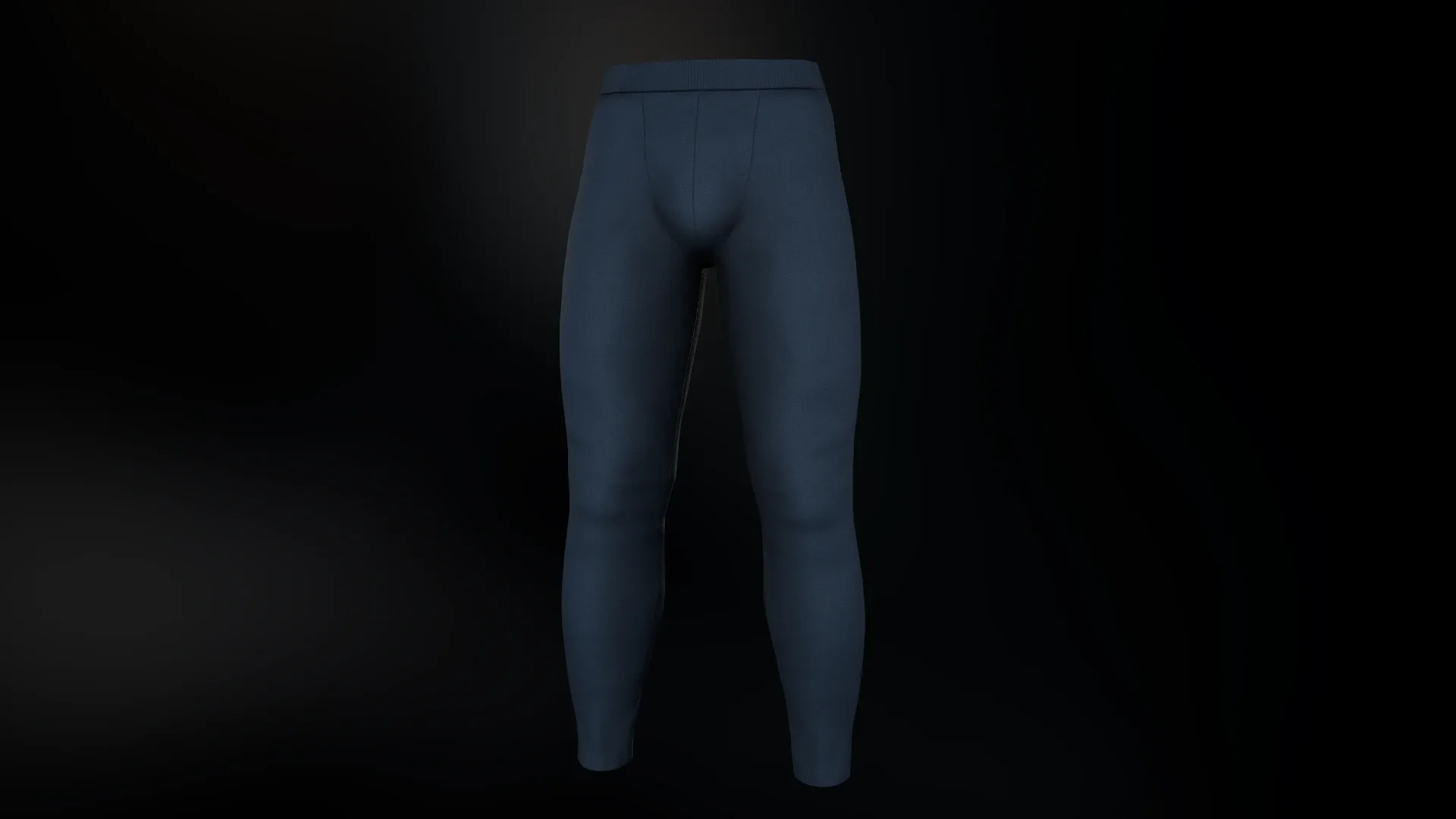 Blue Skinny Medieval Pants