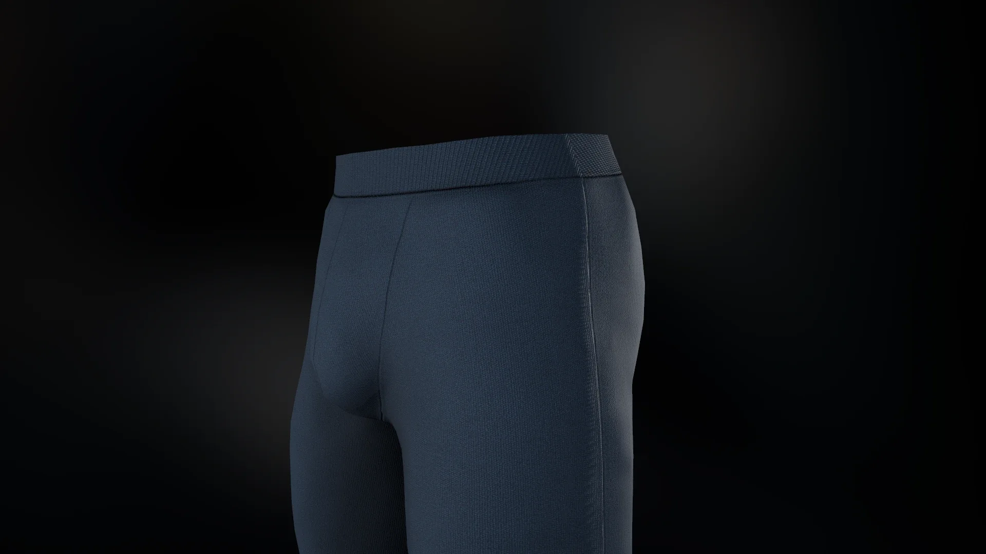Blue Skinny Medieval Pants
