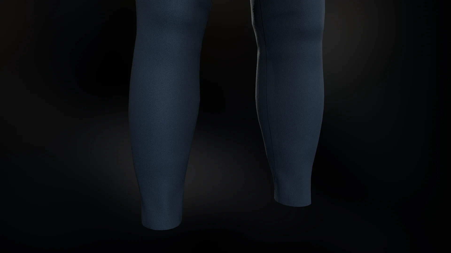 Blue Skinny Medieval Pants