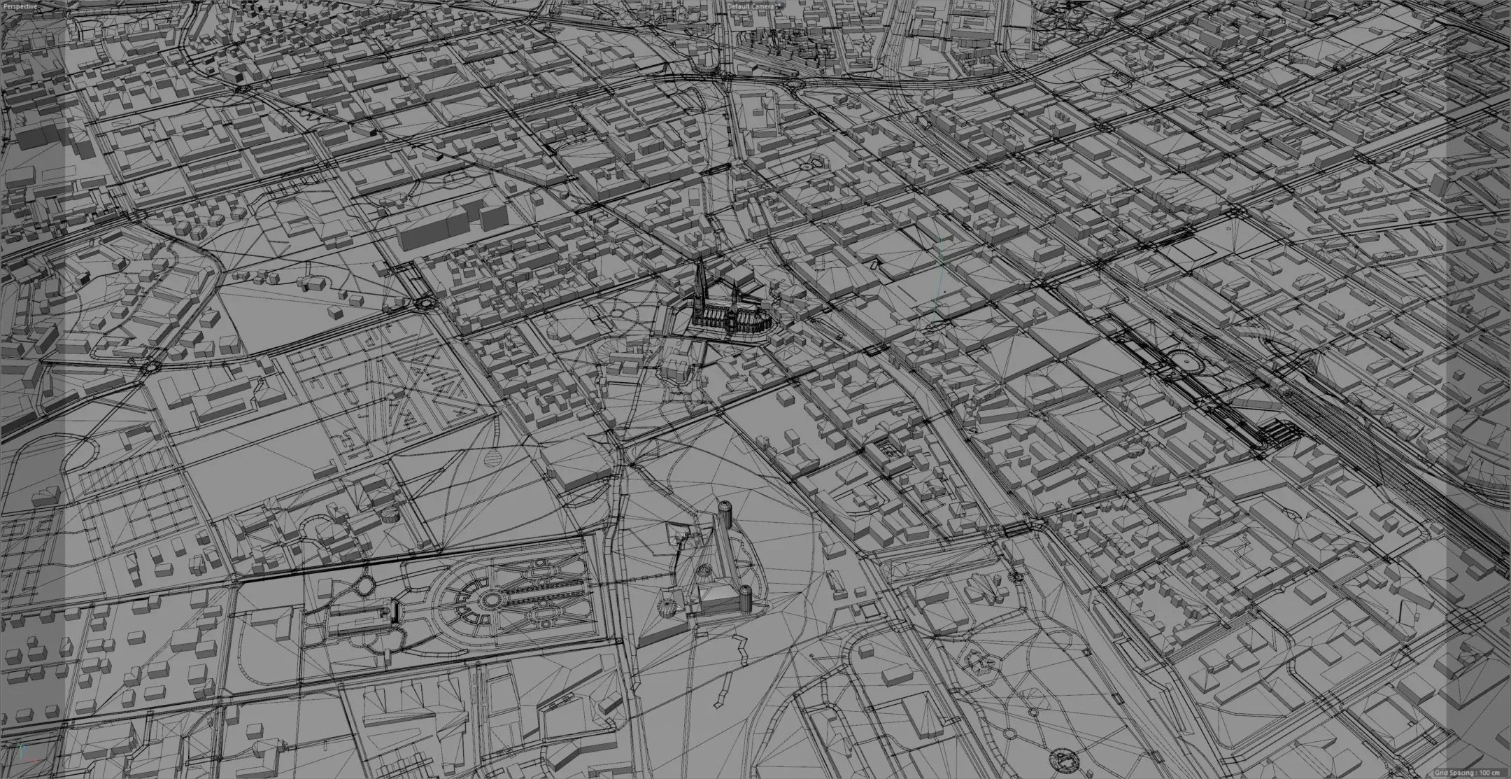 Uppsala City Sweden 3D Model 40km