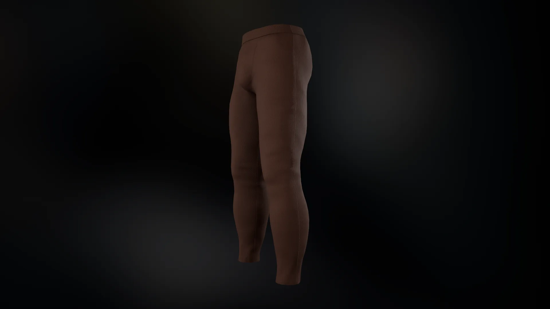 Brown Skinny Medieval Pants