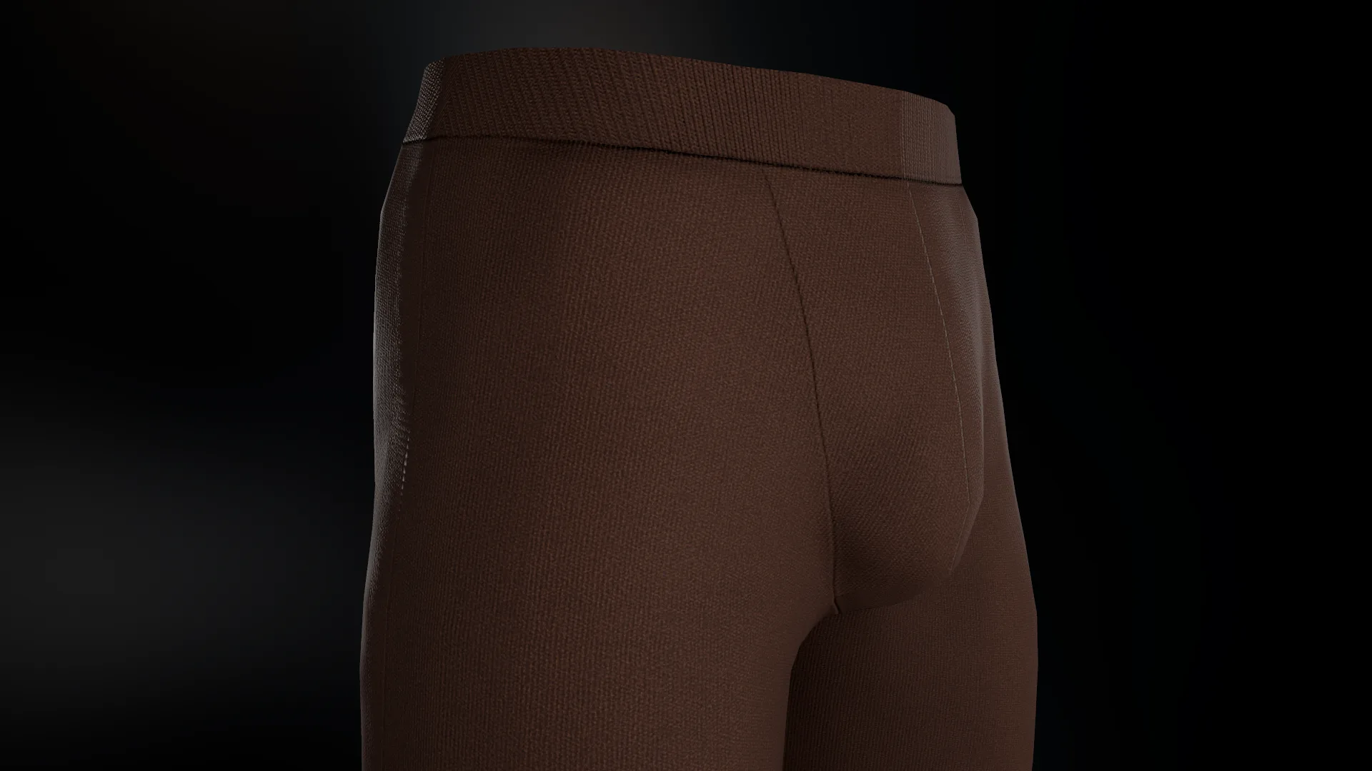 Brown Skinny Medieval Pants