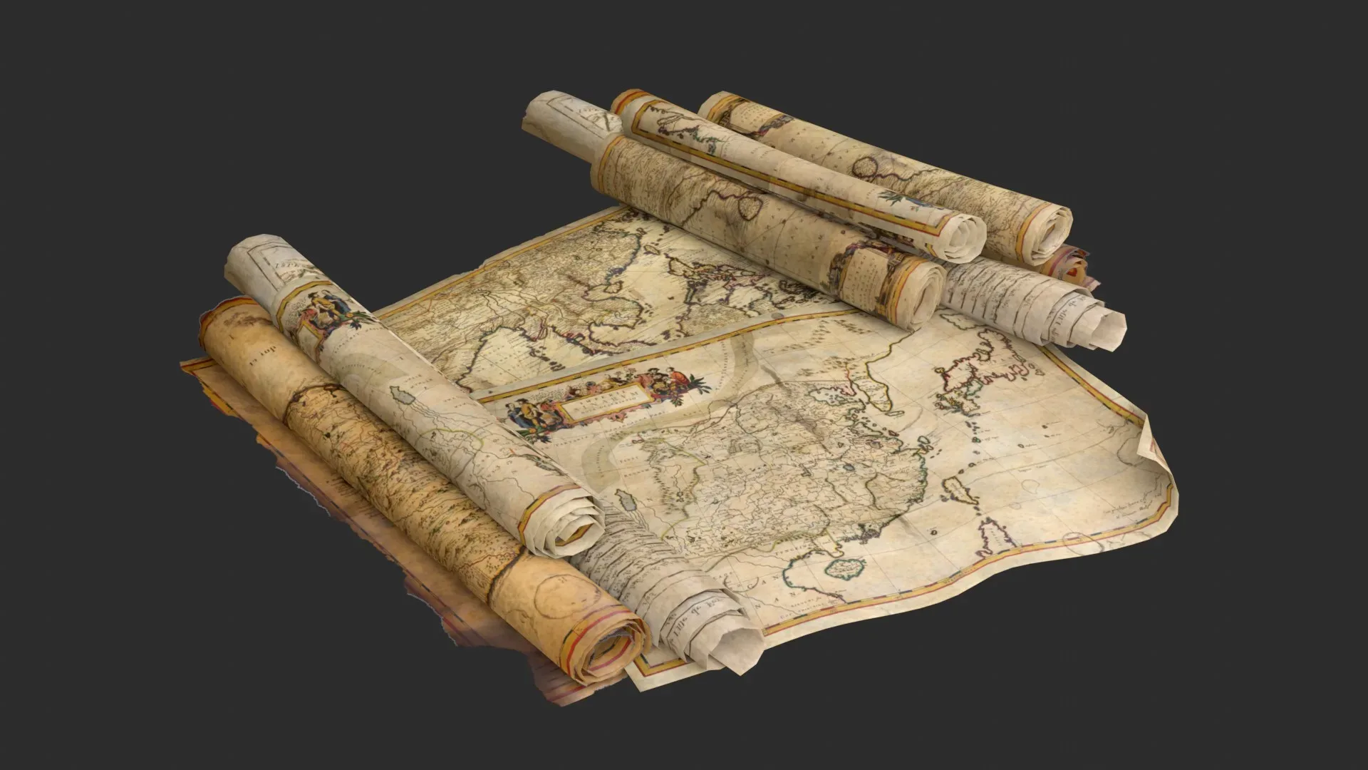 Old Asian Maps