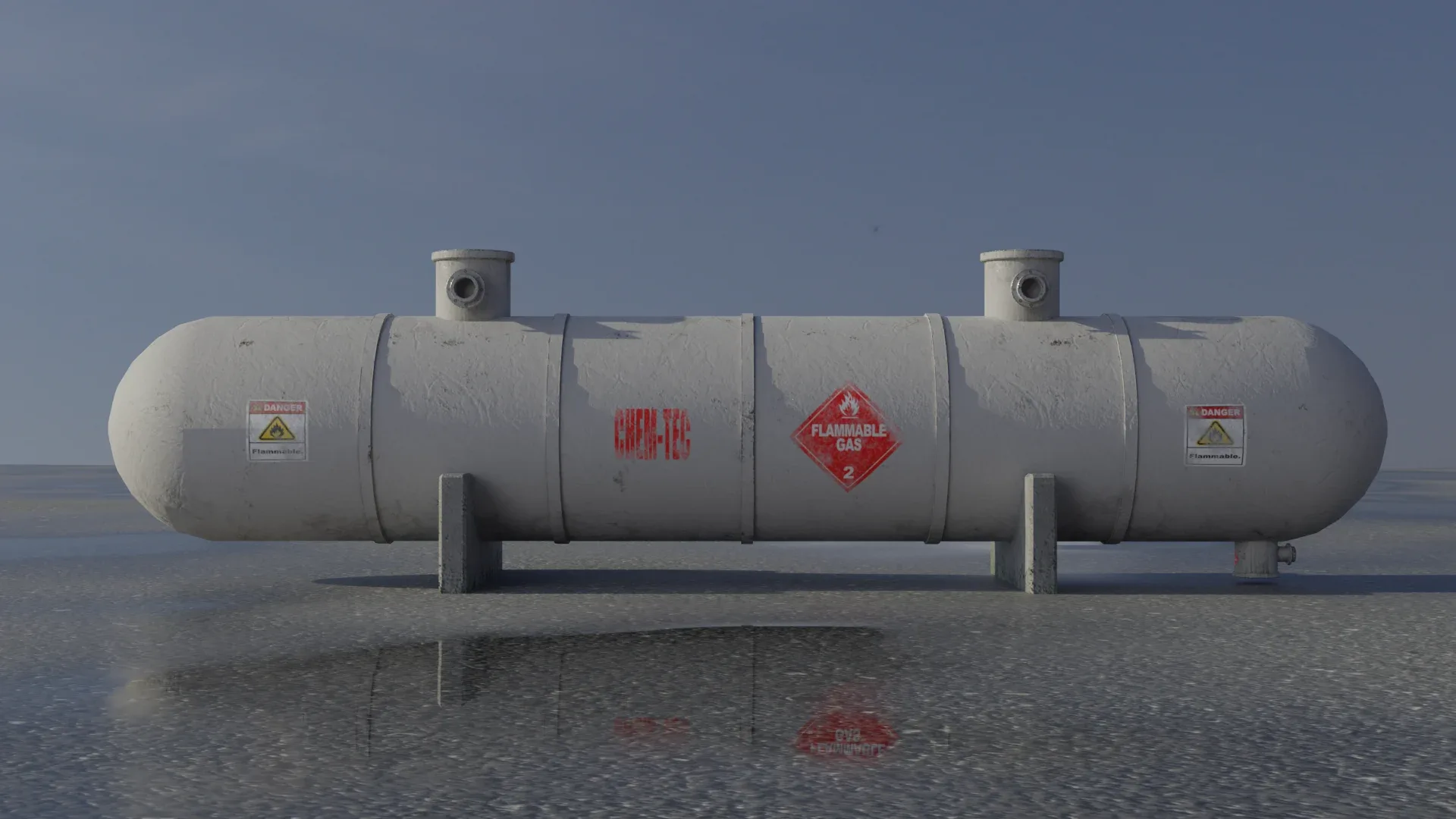 Industrial Flammable Gas Storage Tank