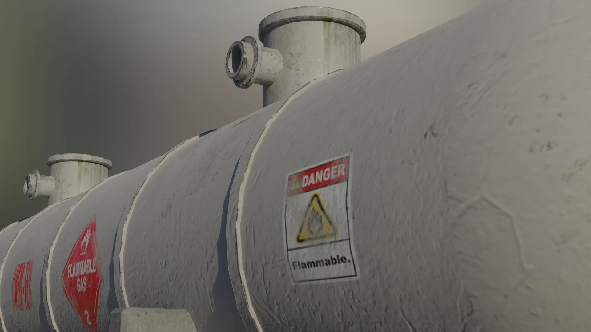 Industrial Flammable Gas Storage Tank