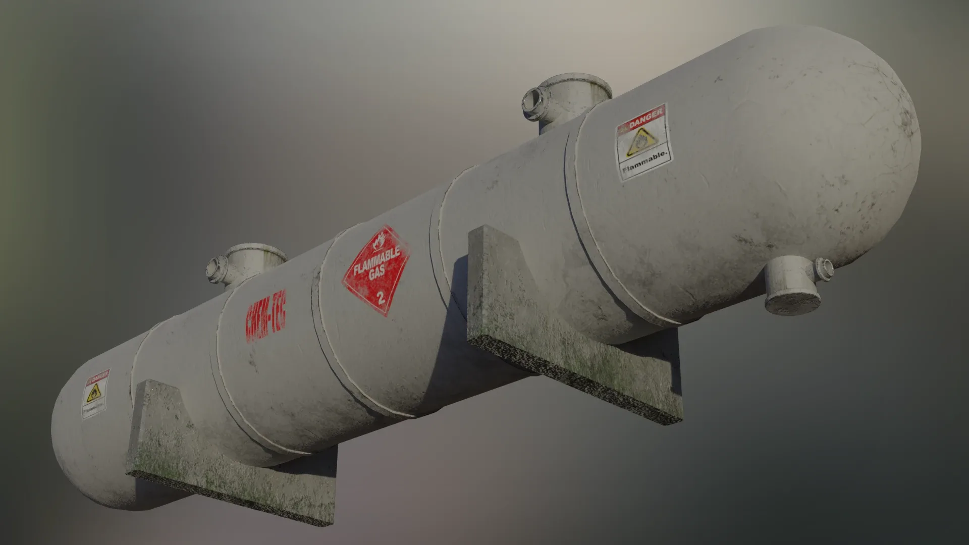 Industrial Flammable Gas Storage Tank