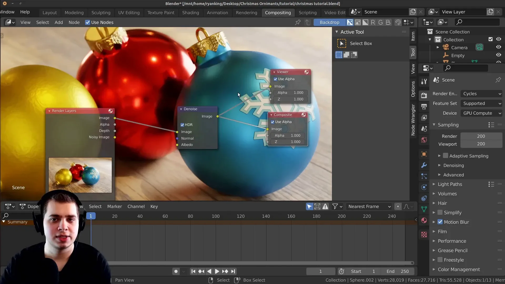 Christmas Ornaments (Blender Tutorial)