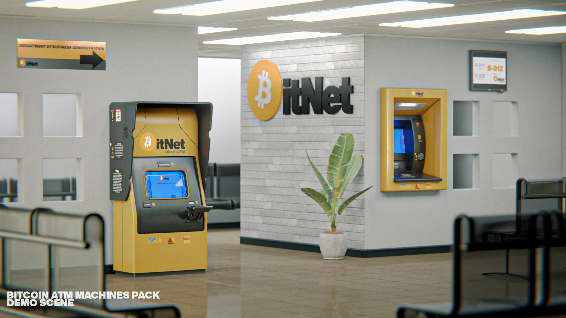 Bitcoin ATMs 3D Model Pack