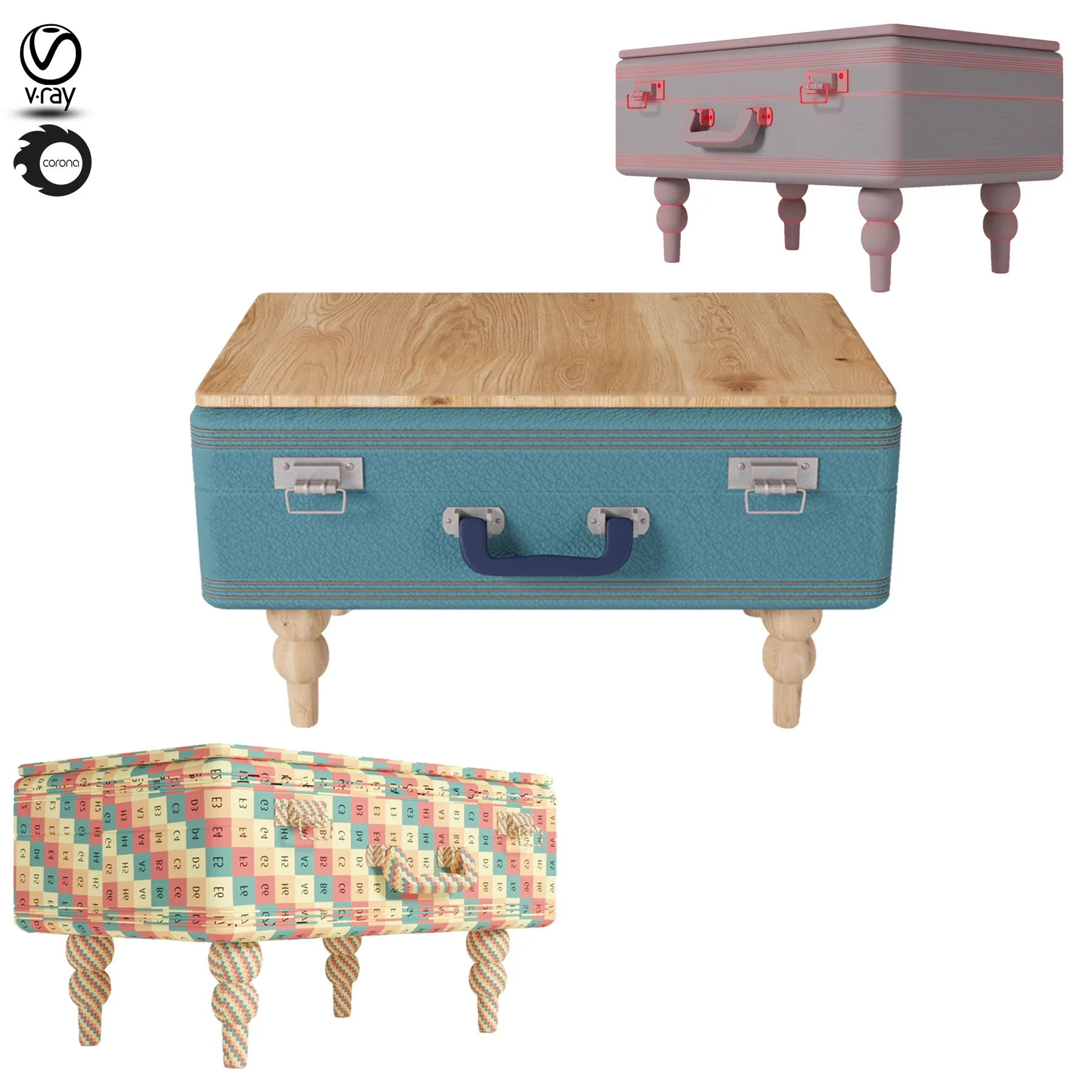 Suitcase Table