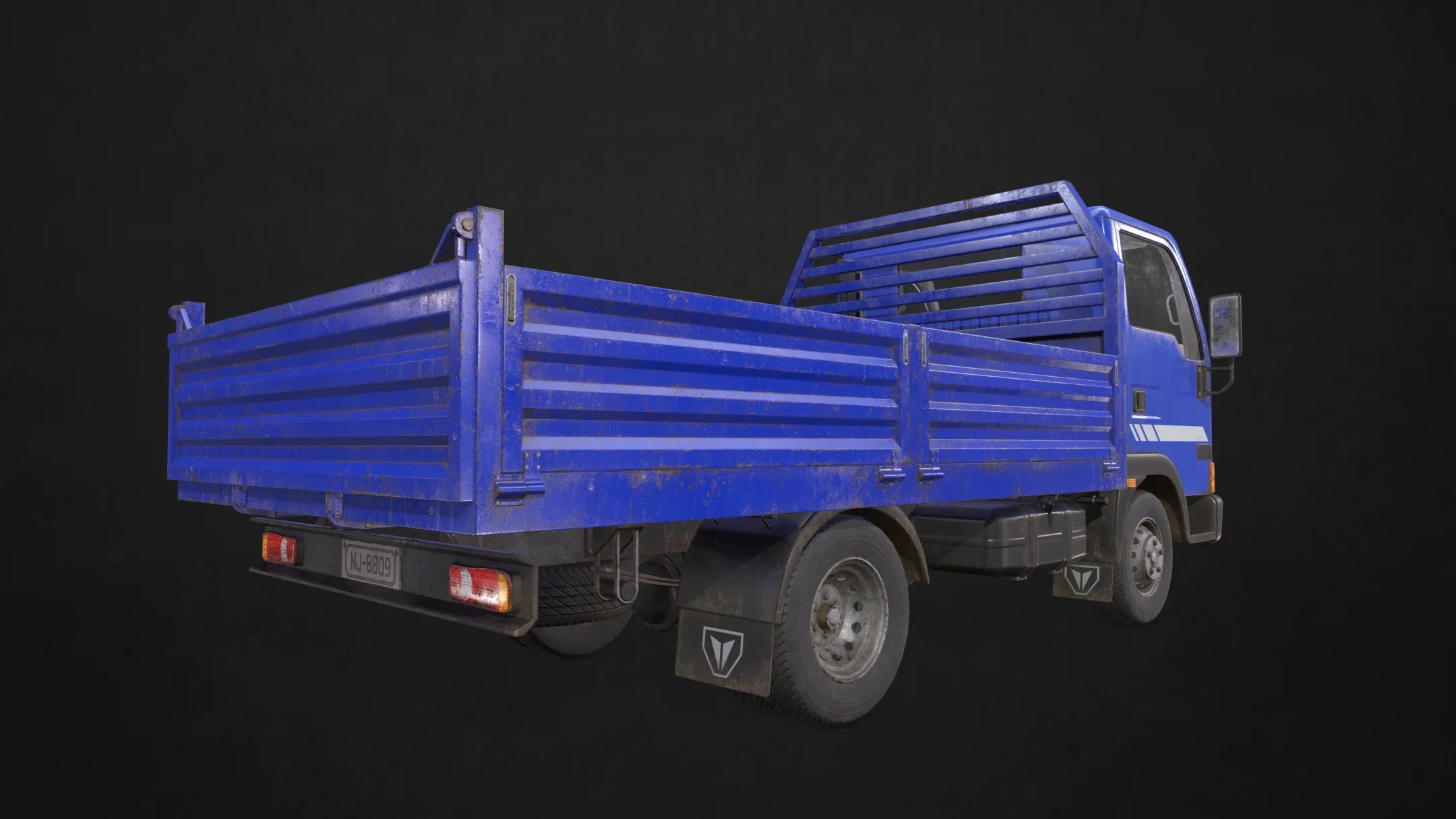 Light Truck Tipper - Low Poly