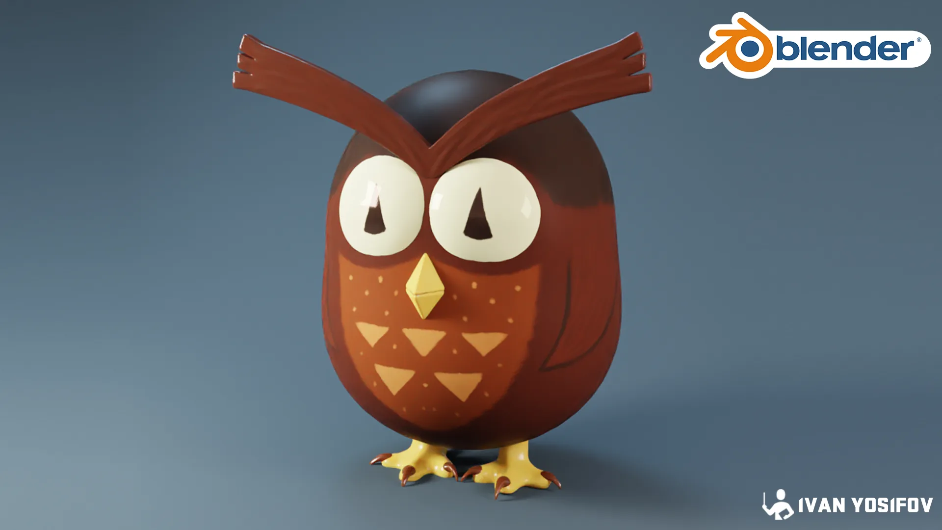 Blender 3D - Create a Cartoon Owl