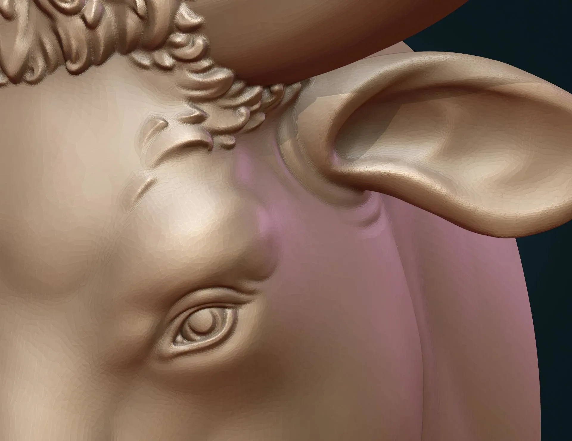 Bull Head - 3D Print Ready