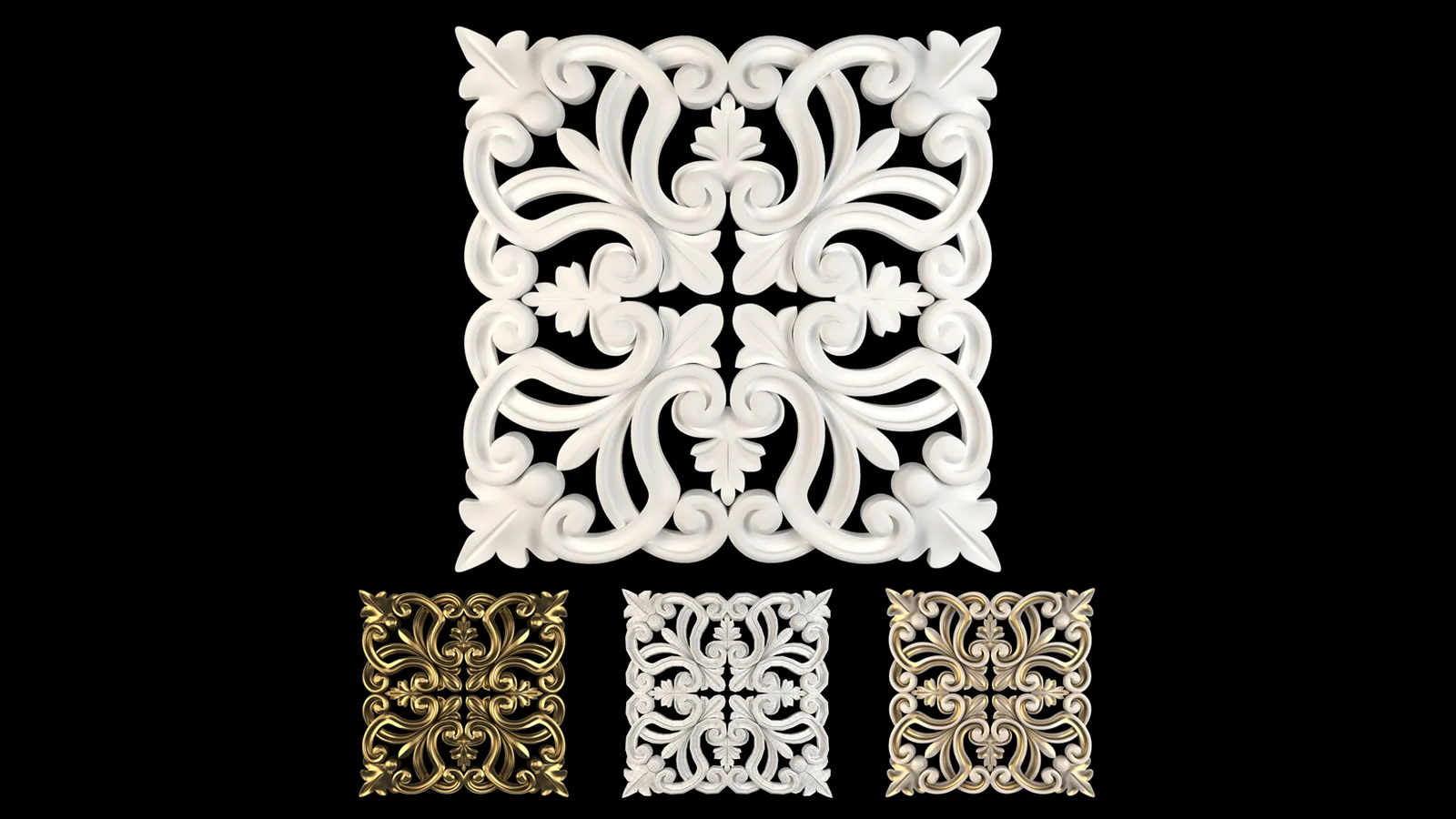 Decorative Wall Rosettes 03