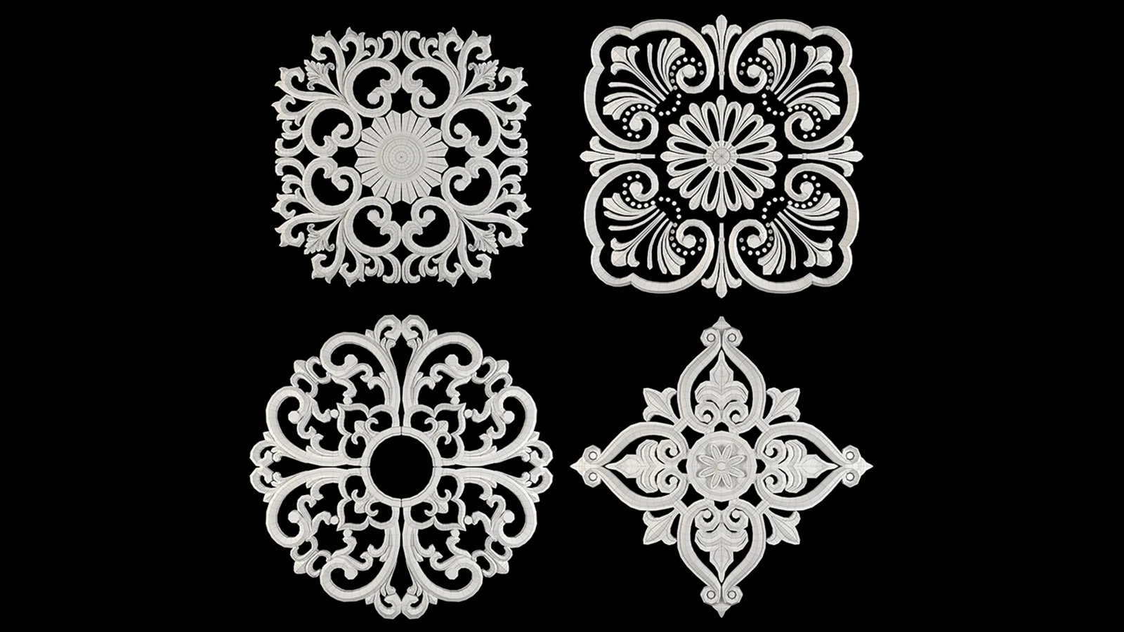 Decorative Wall Rossettes 10