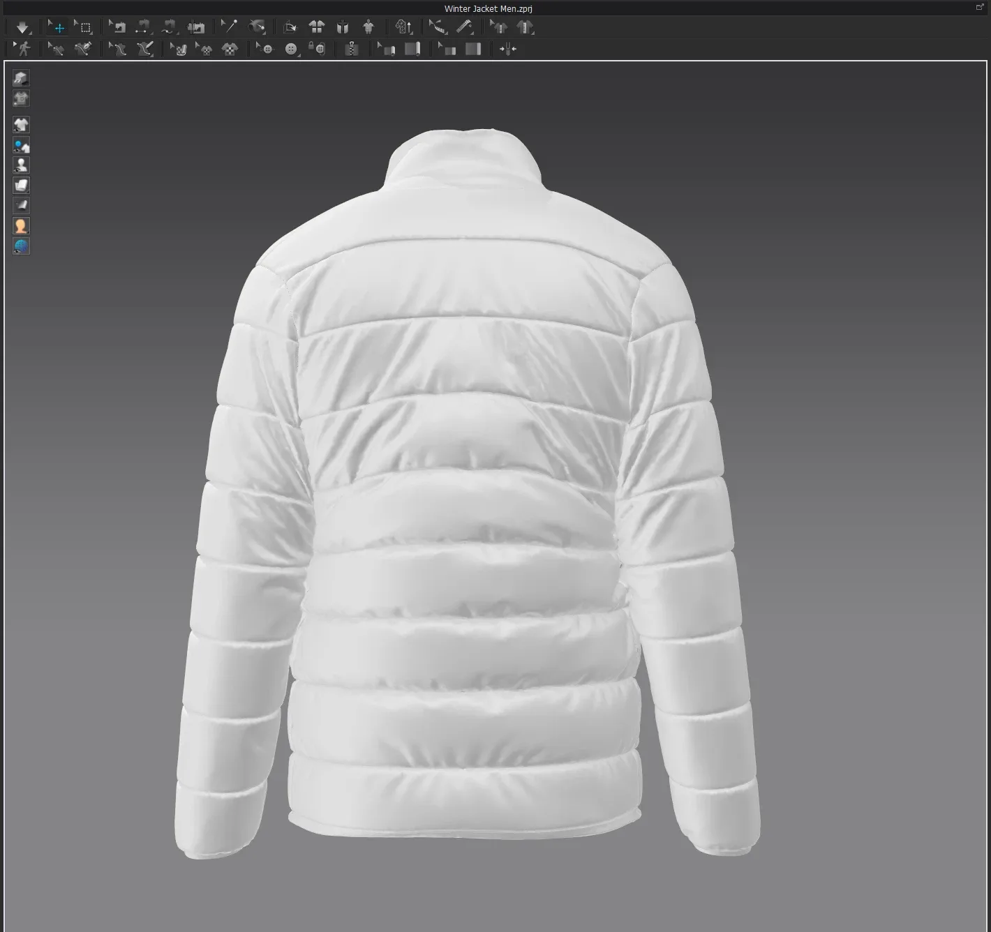 Winter Jacket Men - Marvelous Designer & Clo3d