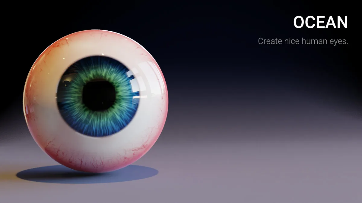 CW Eye - A Procedural Material for Blender