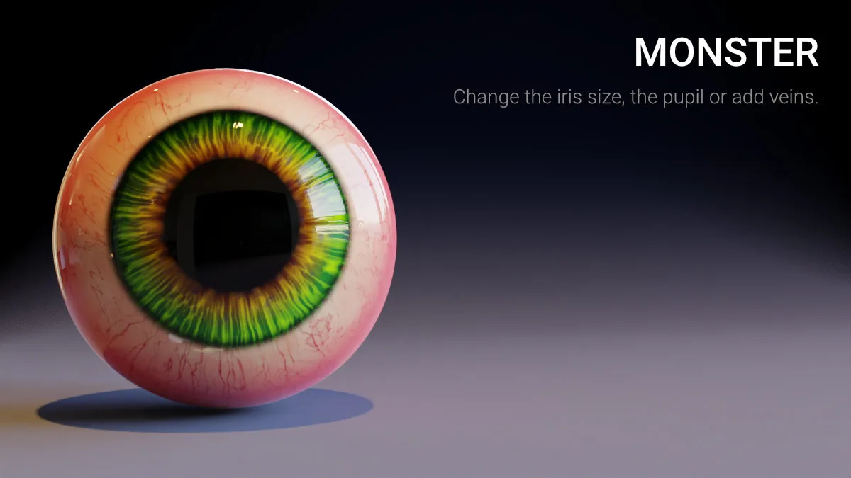 CW Eye - A Procedural Material for Blender