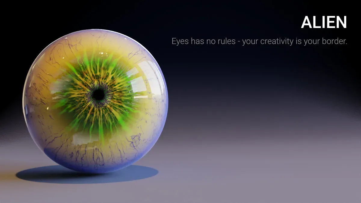 CW Eye - A Procedural Material for Blender