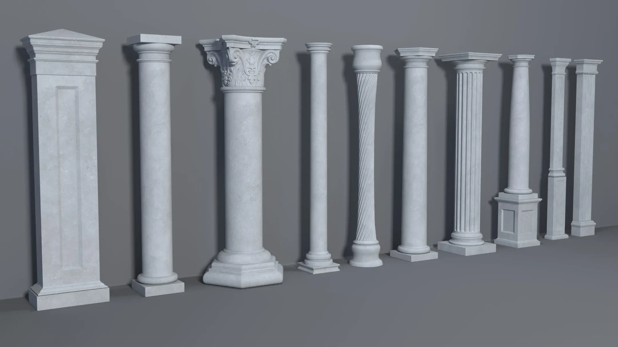 Columns Collection 3 - 10 Pieces