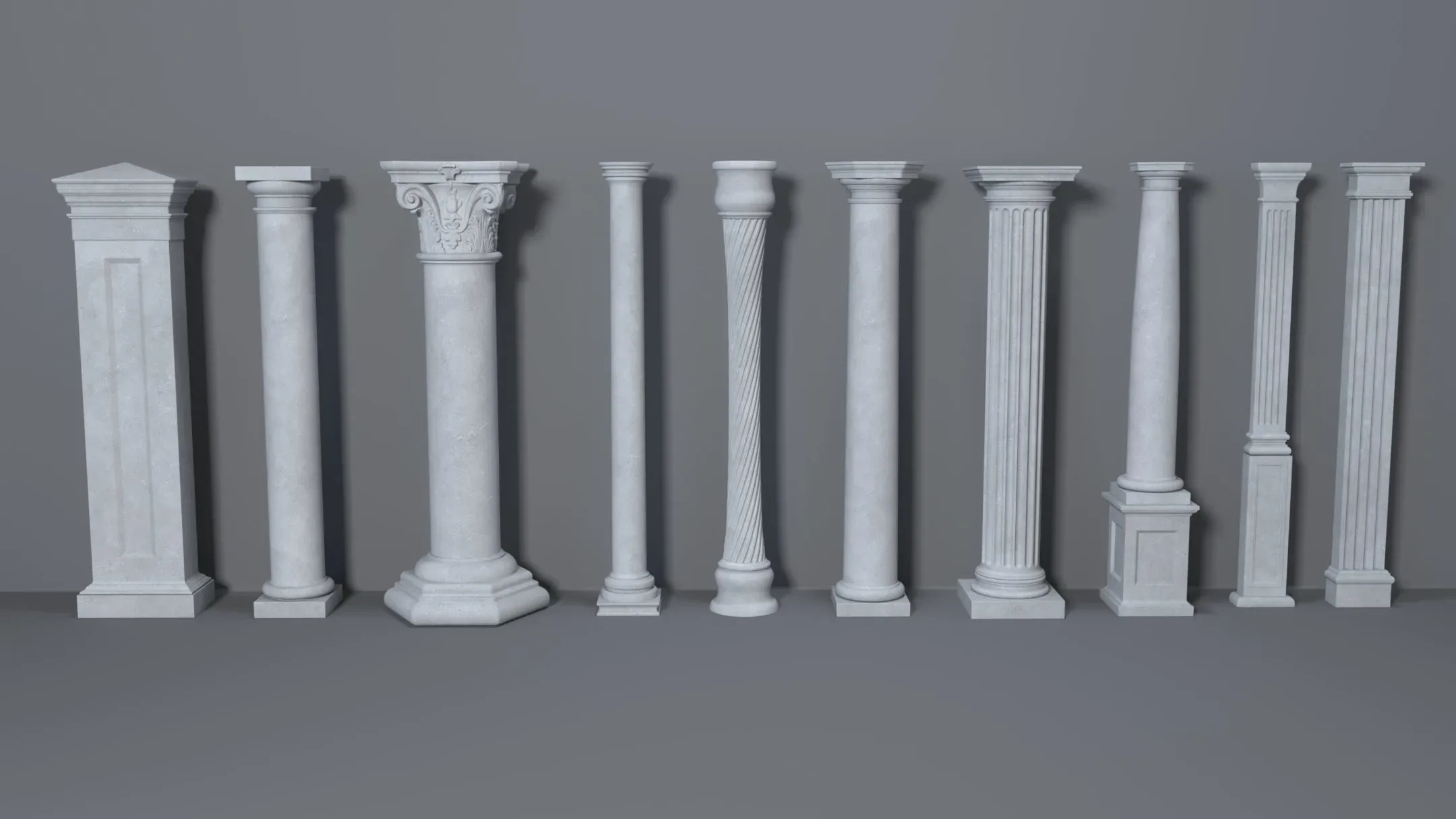 Columns Collection 3 - 10 Pieces