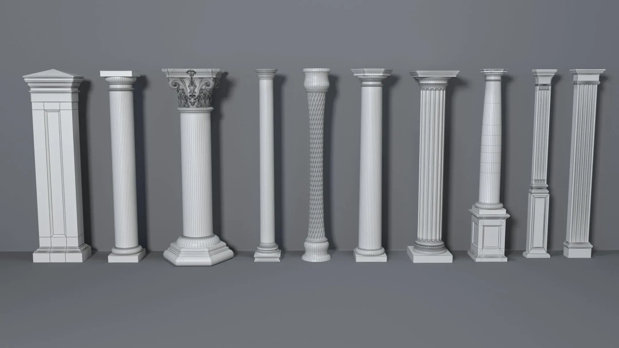 Columns Collection 3 - 10 Pieces