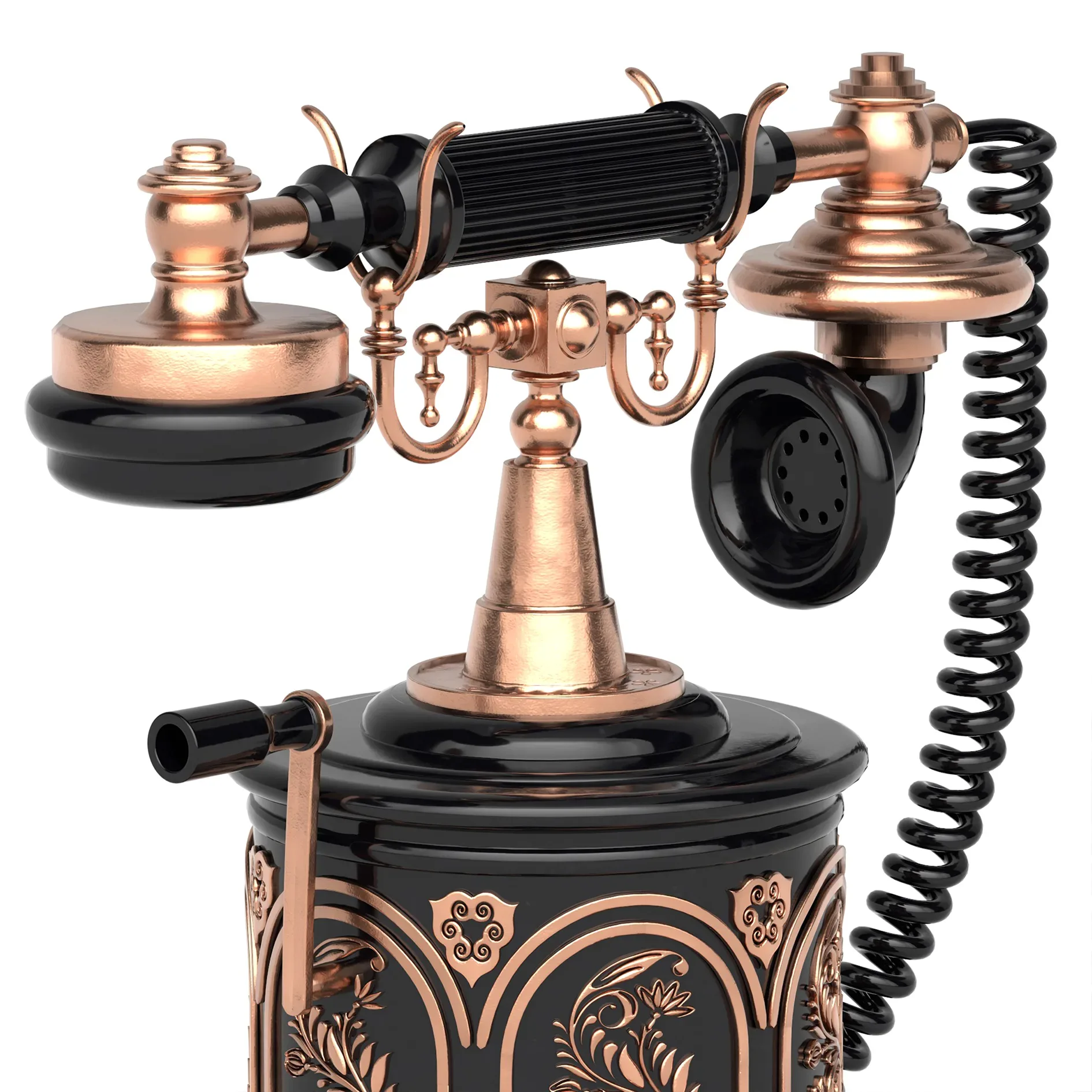 Phone Vintage Decorative Telephones Black