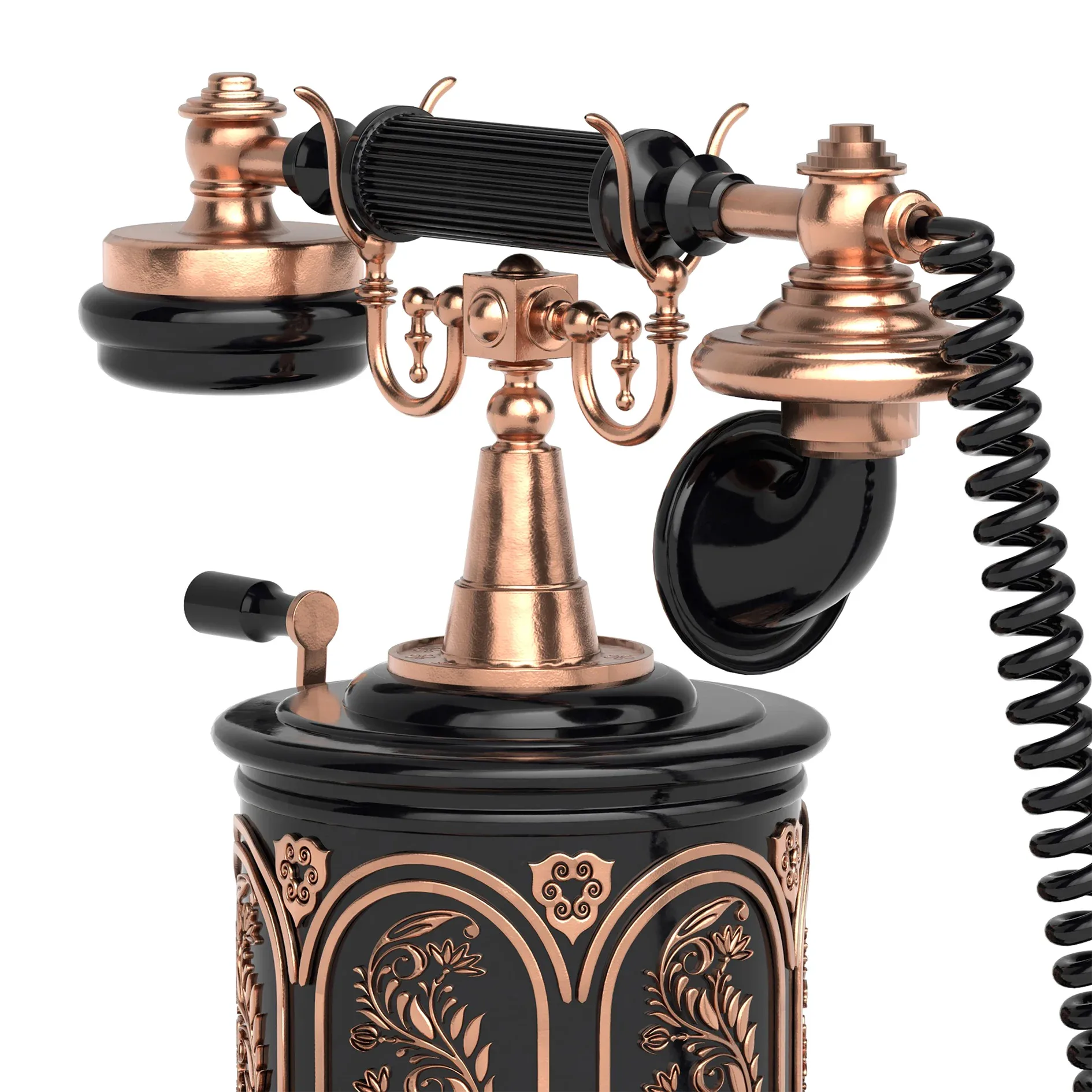 Phone Vintage Decorative Telephones Black