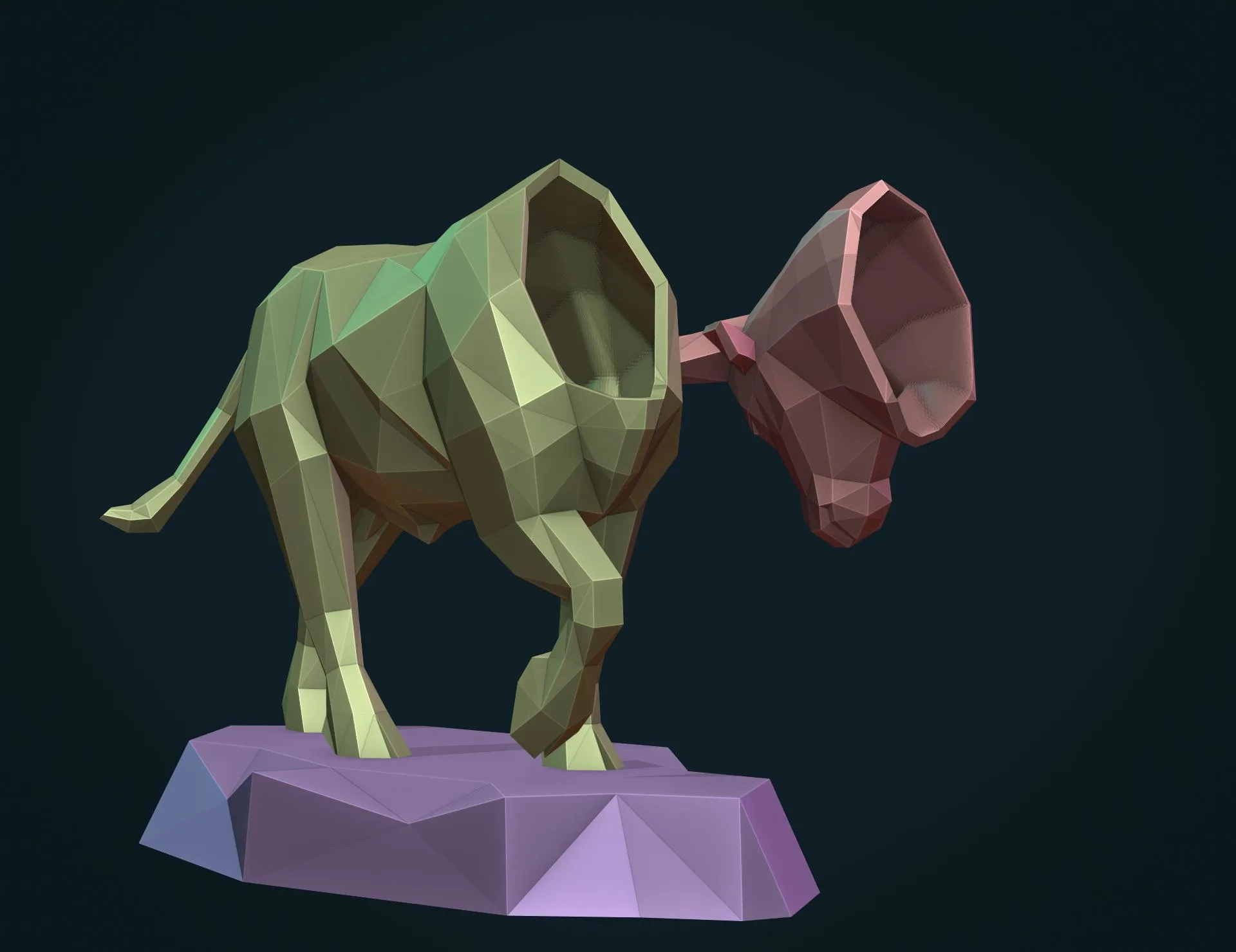 Bull Sculpture - 3D Print Ready