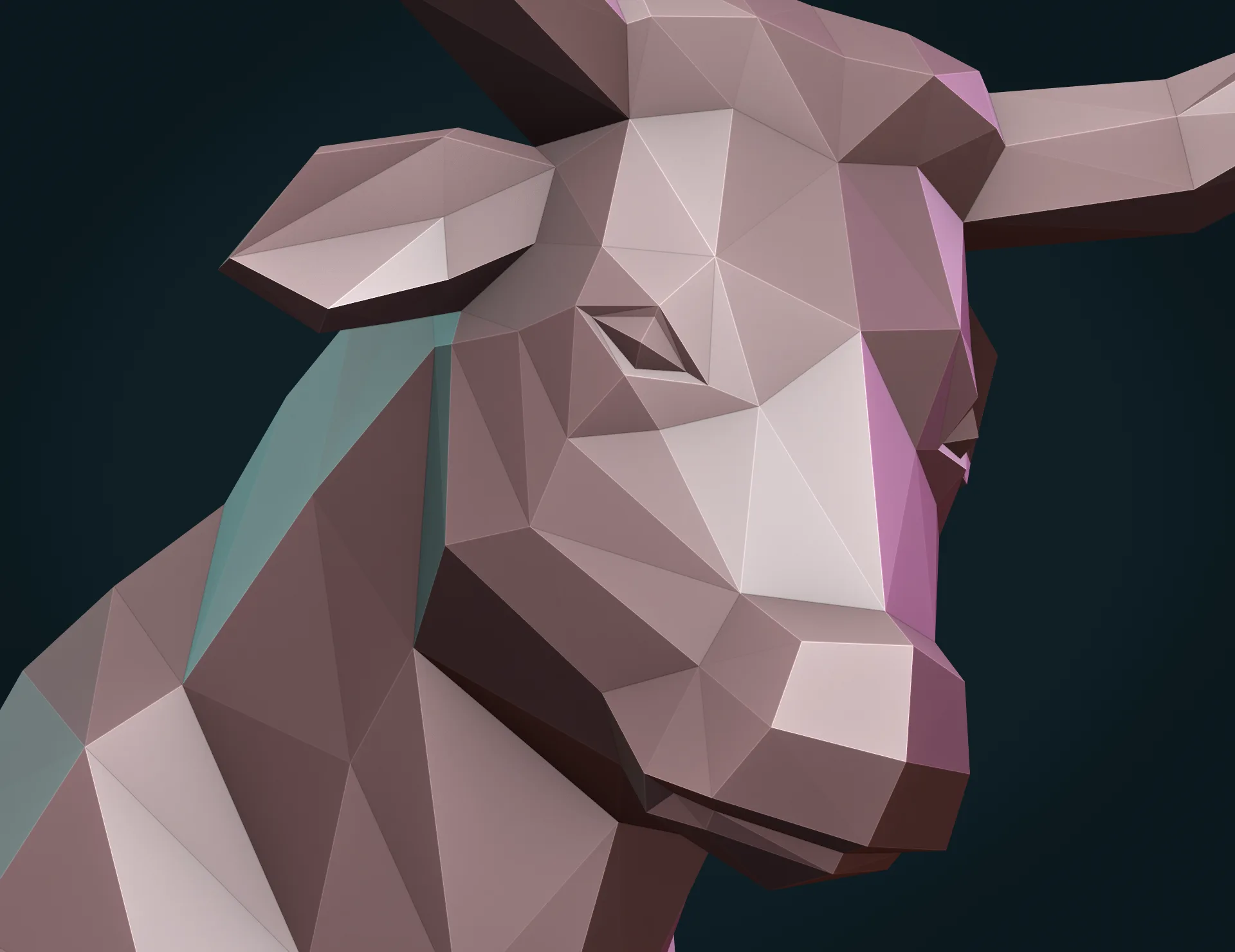 Bull Sculpture - 3D Print Ready