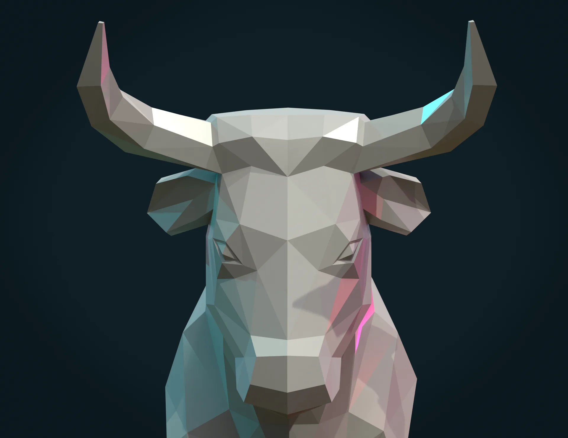 Bull Sculpture - 3D Print Ready