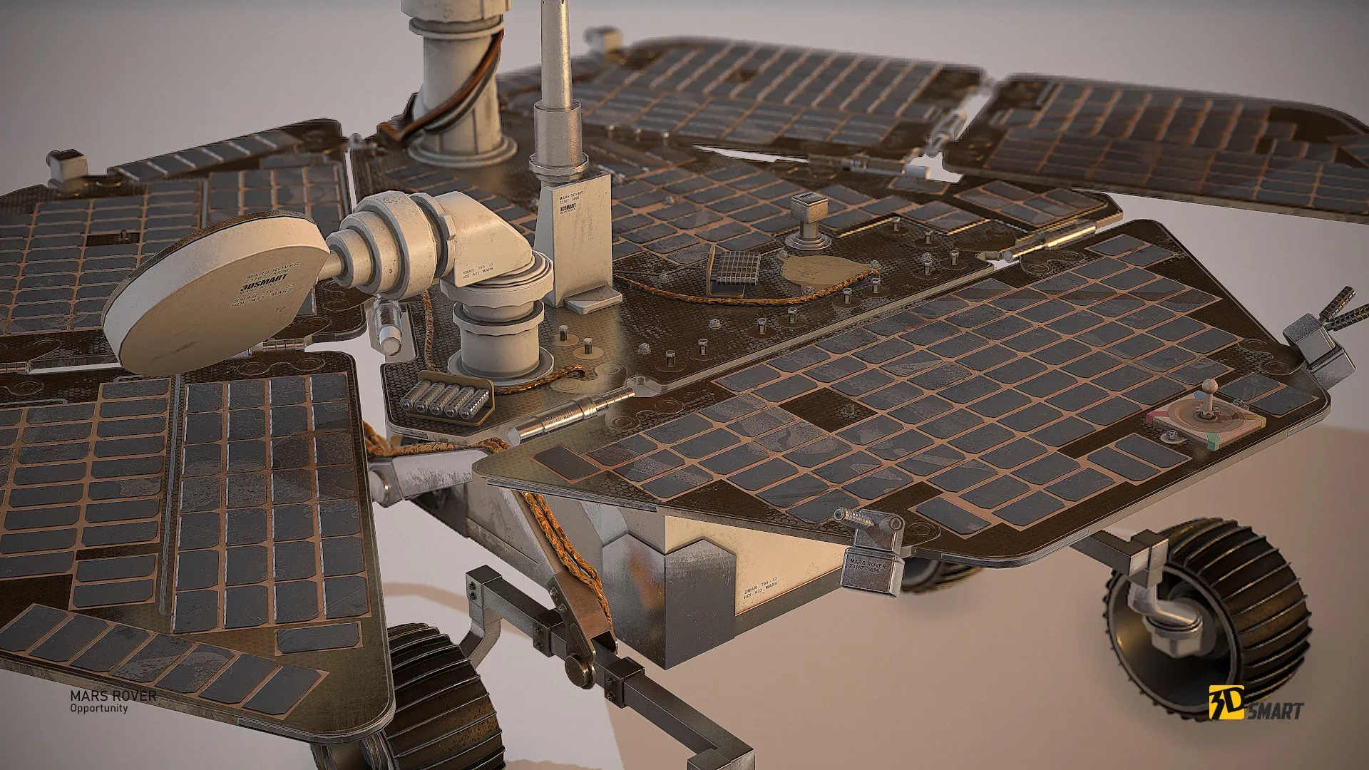 Opportunity Mars Rover (LowPoly)