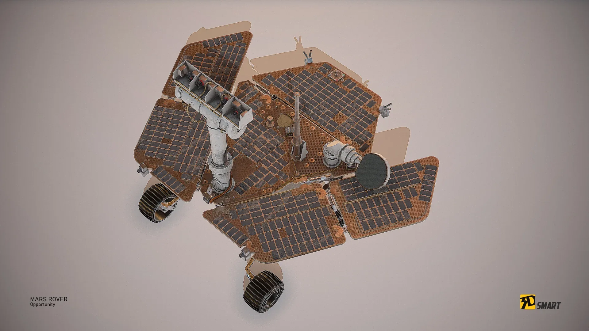 Opportunity Mars Rover (LowPoly)