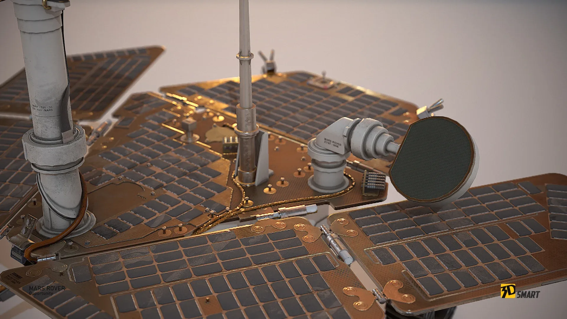 Opportunity Mars Rover (LowPoly)