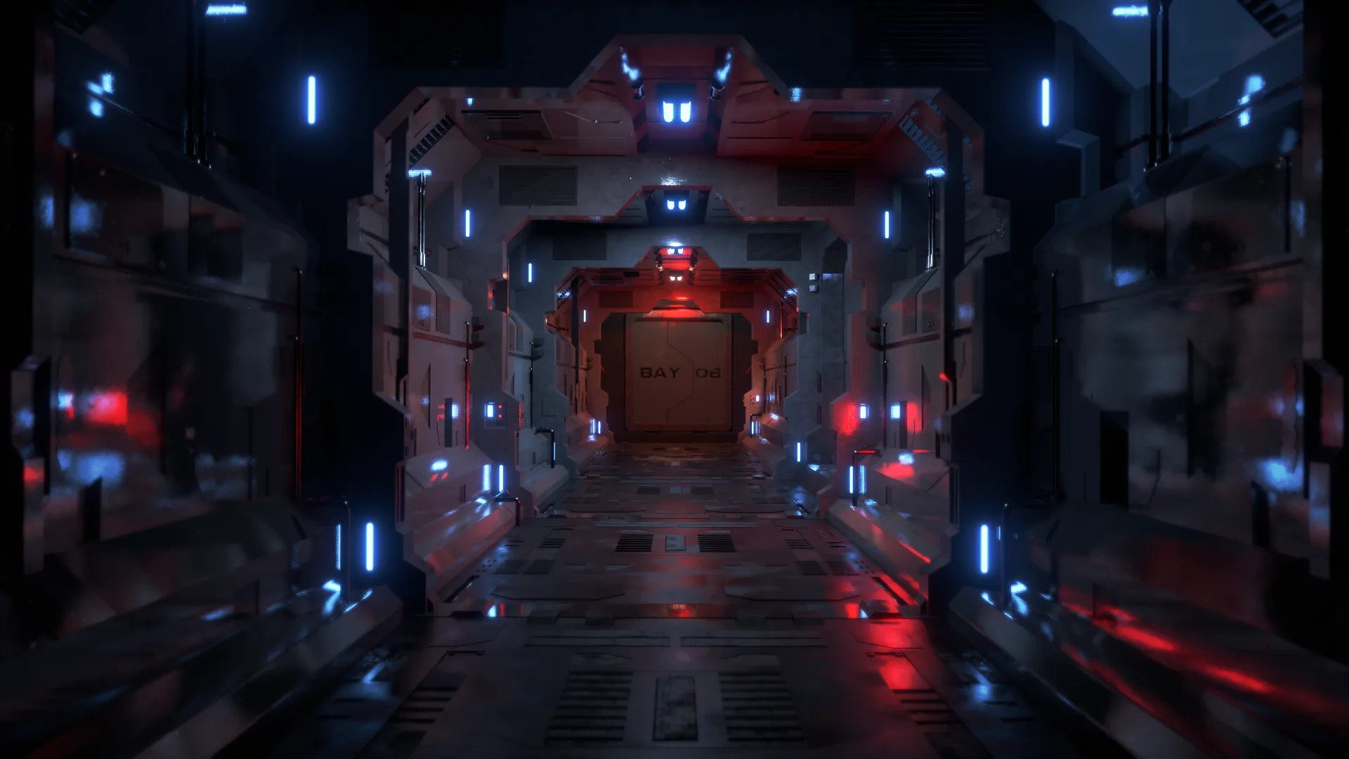 Dark Sci-Fi Corridor