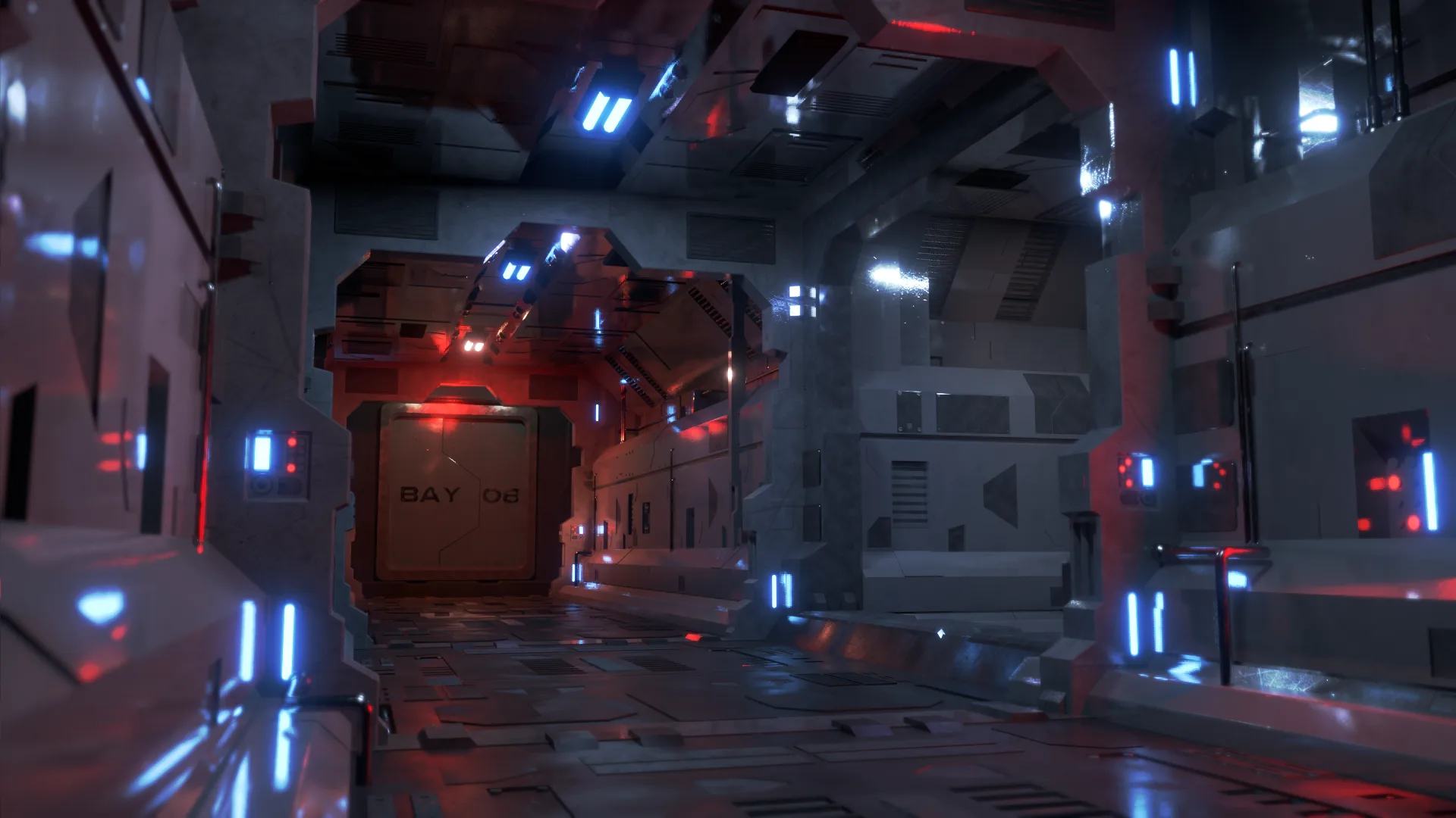 Dark Sci-Fi Corridor