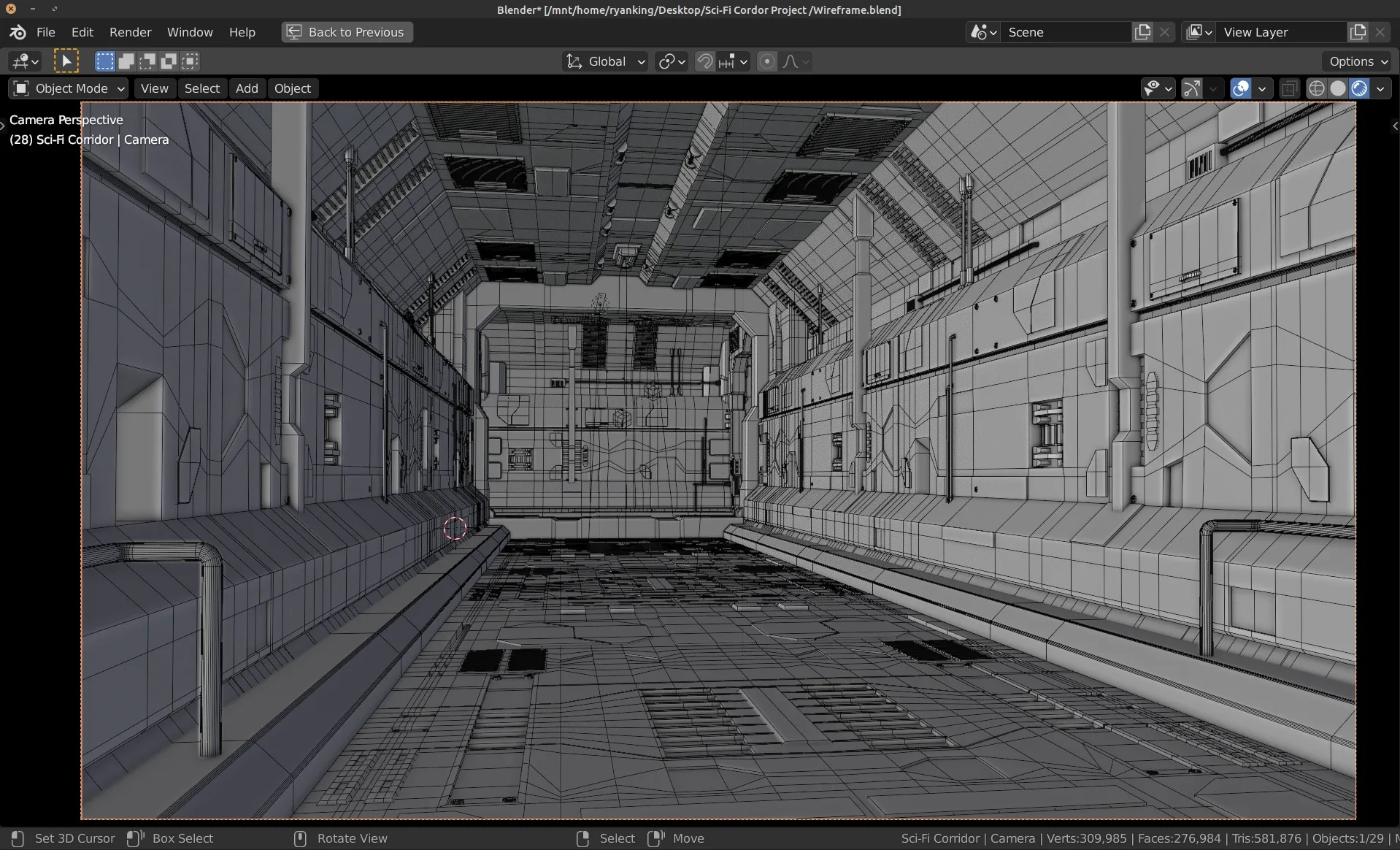 Dark Sci-Fi Corridor