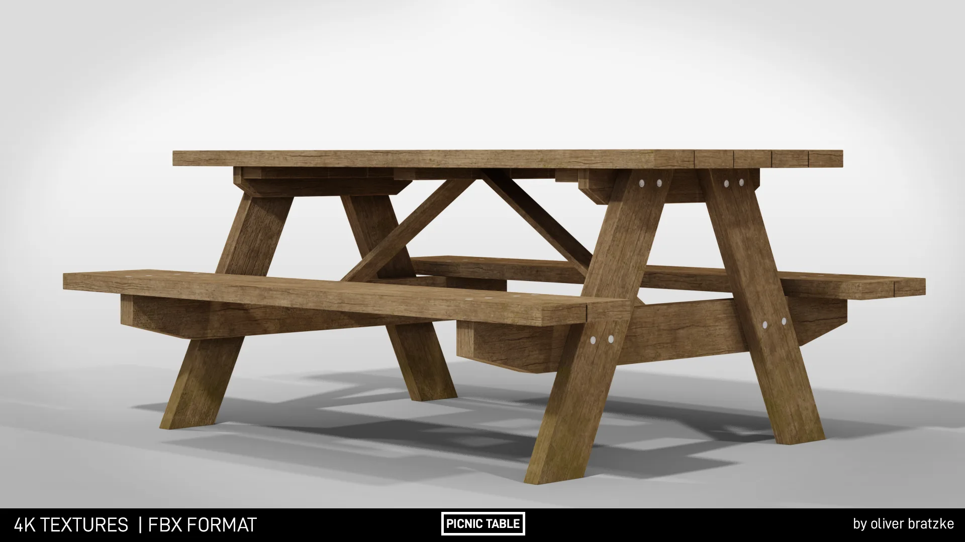 Picnic Table - 2 Texture Variants