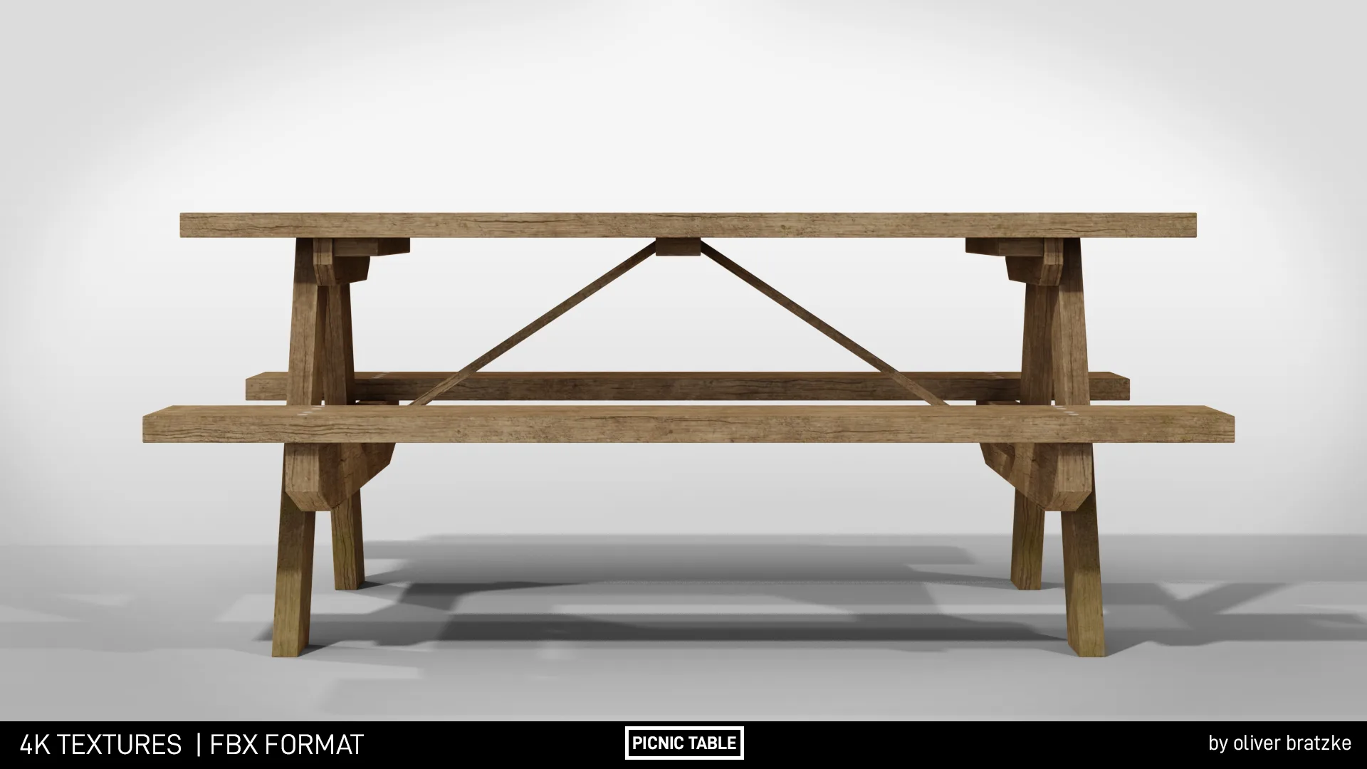 Picnic Table - 2 Texture Variants